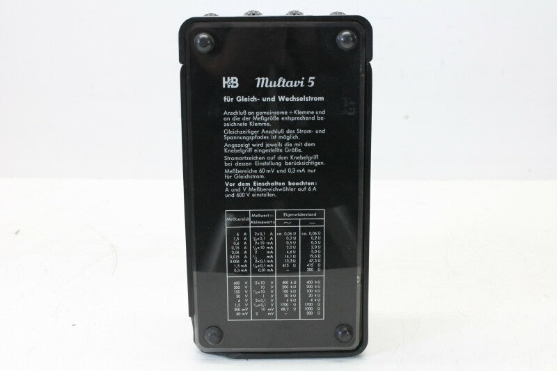 Hartmann & Braun Multavi 5 Multimeter