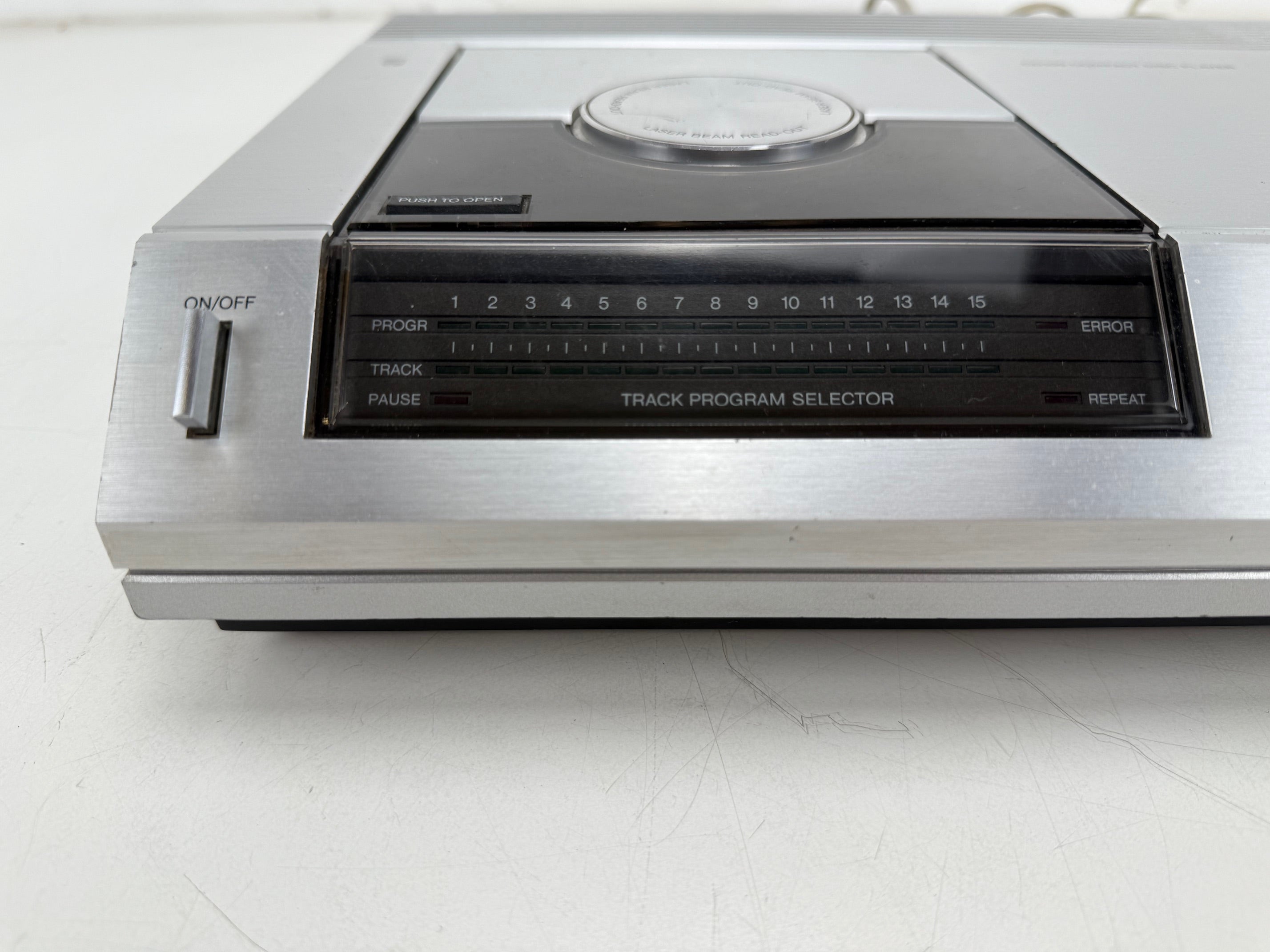 Philips - CD100 Compact Disc Player - Recapped - Manual - Made in Belguim