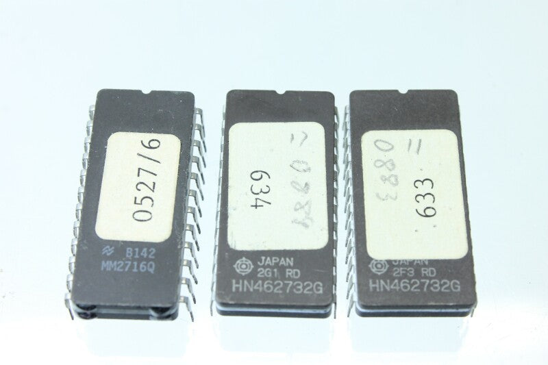 Hitachi Lot of 3  PROM / EPROM Chips