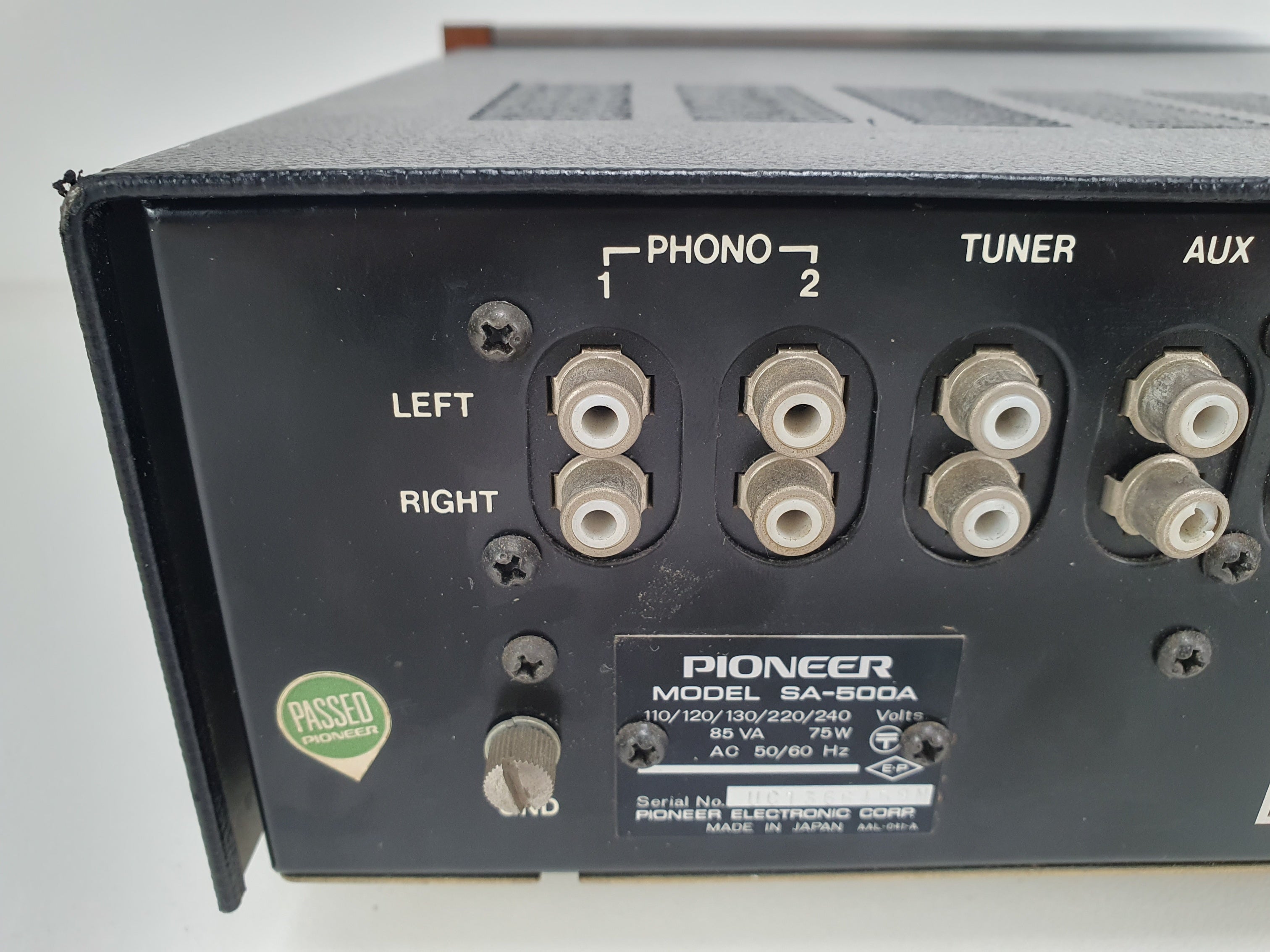 Pioneer SA-500A stereo versterker - Onderhoud uitgevoerd