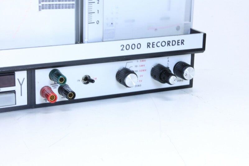 Houston Instrument Omnigraphic 2000 Recorder With Manual And Dust Cover