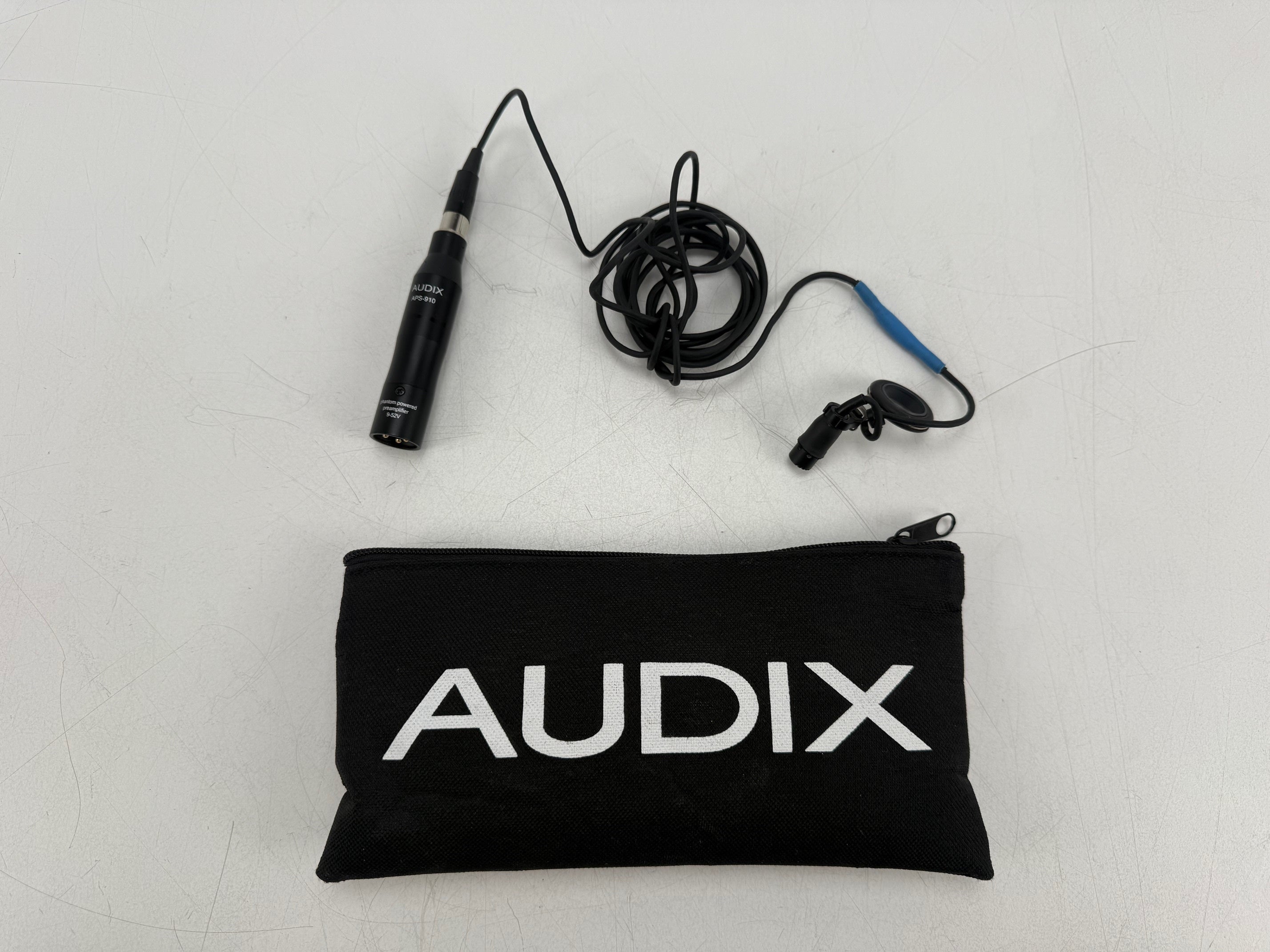 Audix ADX10 condensator dasspeldmicrofoon met APS-910 voorversterker - inclusief draagtas