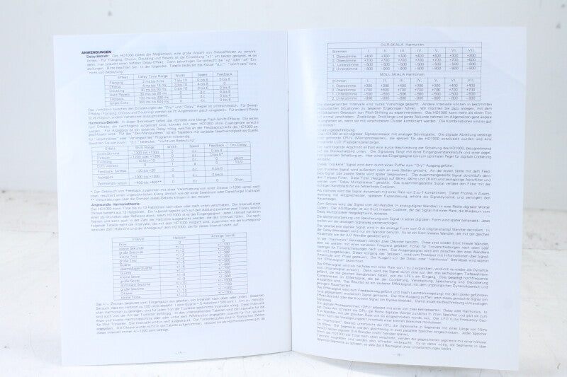 Ibanez HD1000 Harmonics/Delay Owner's Manual