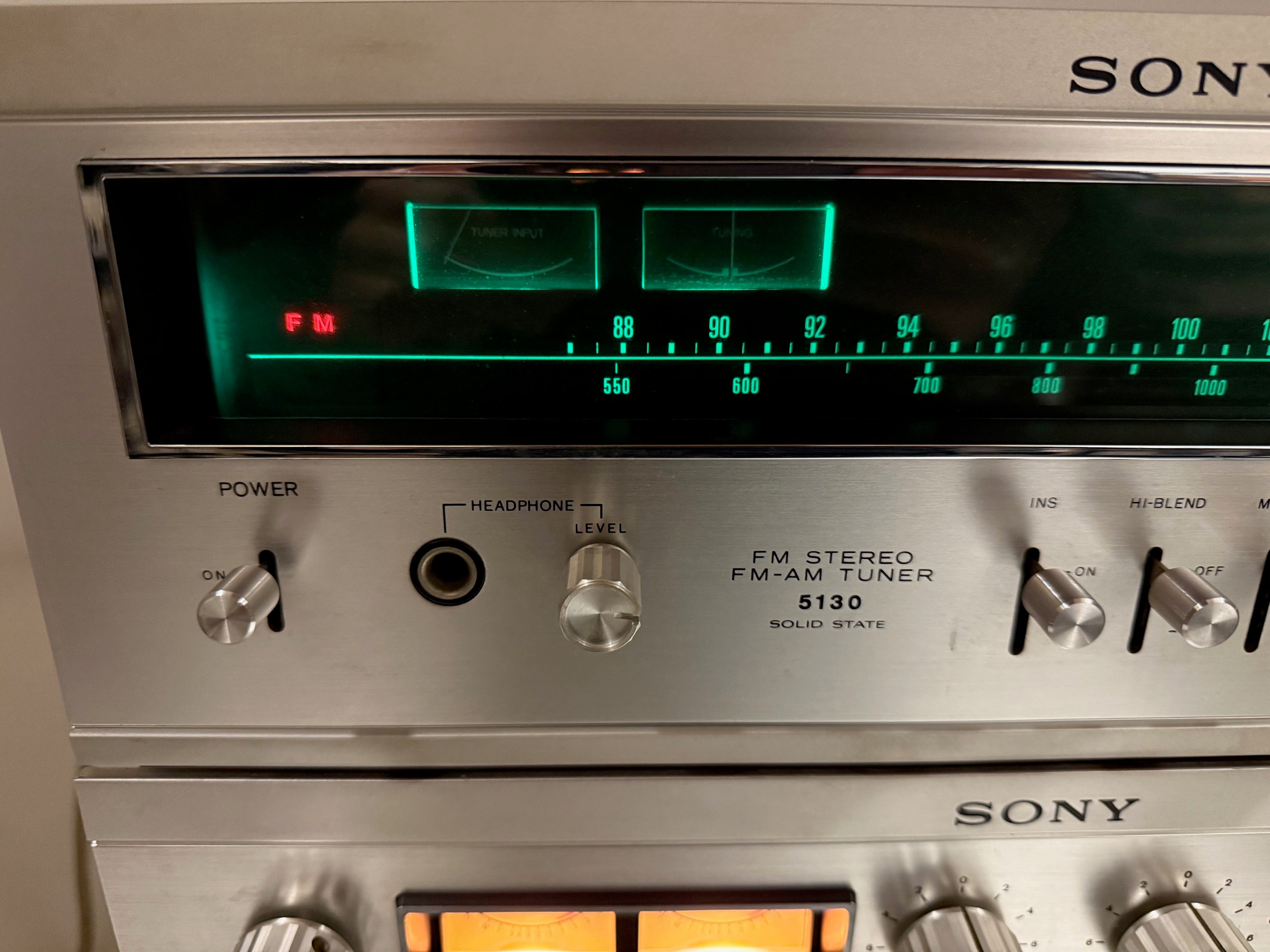 Sony ST-5130 tuner / TA-2000F voorversterker / TA-3200F stereo-versterker set