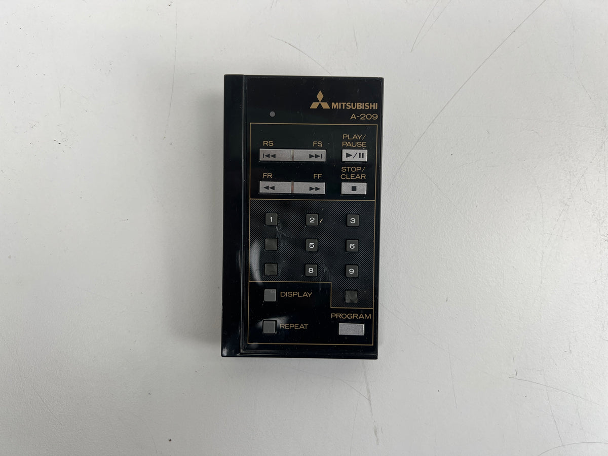 Mitsubishi  - A209 - Remote Control - Vintage - Original - VCR
