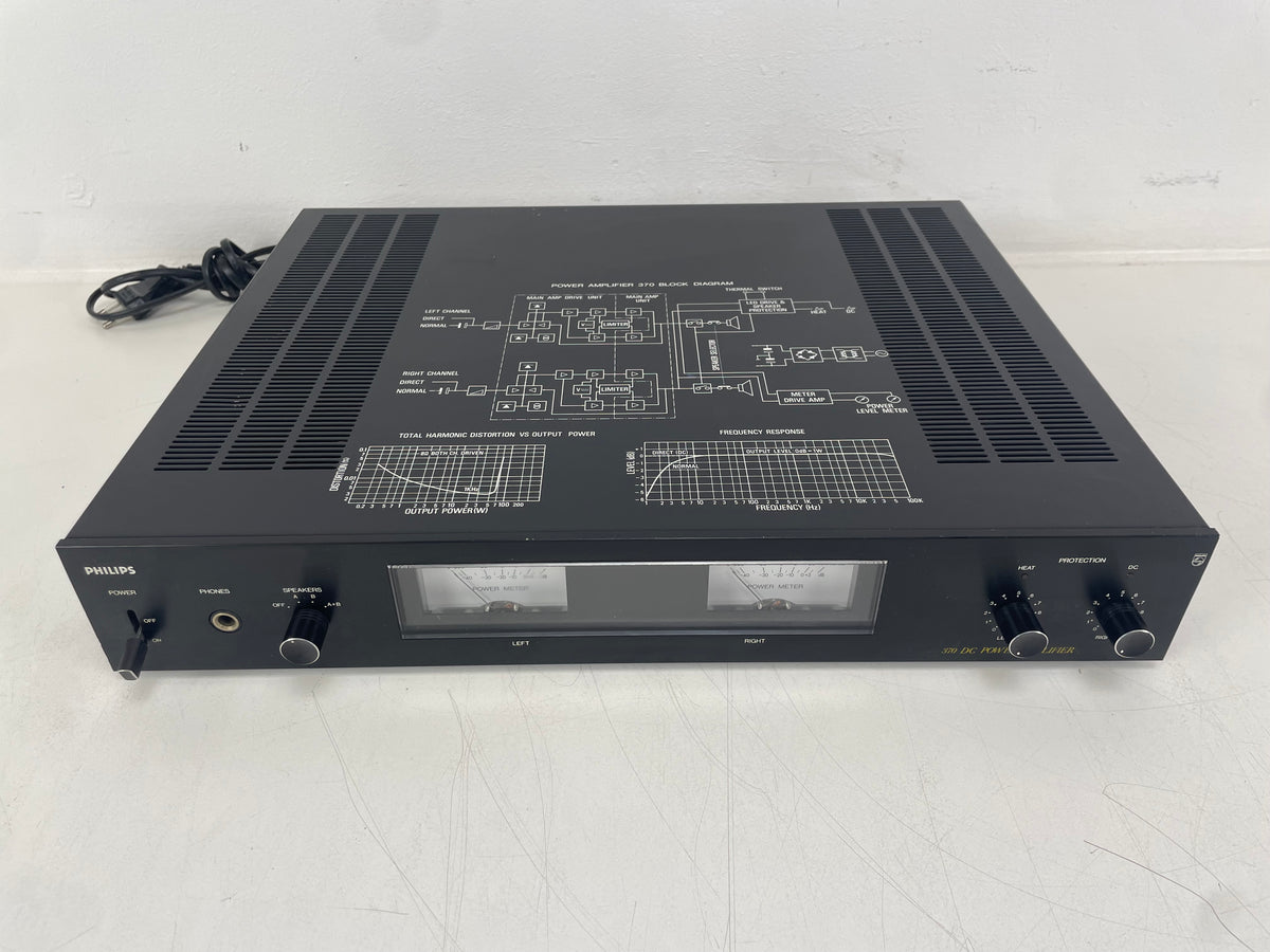 Philips – 370 DC Power Amplifier – Stereo HiFi Power Amplifier
