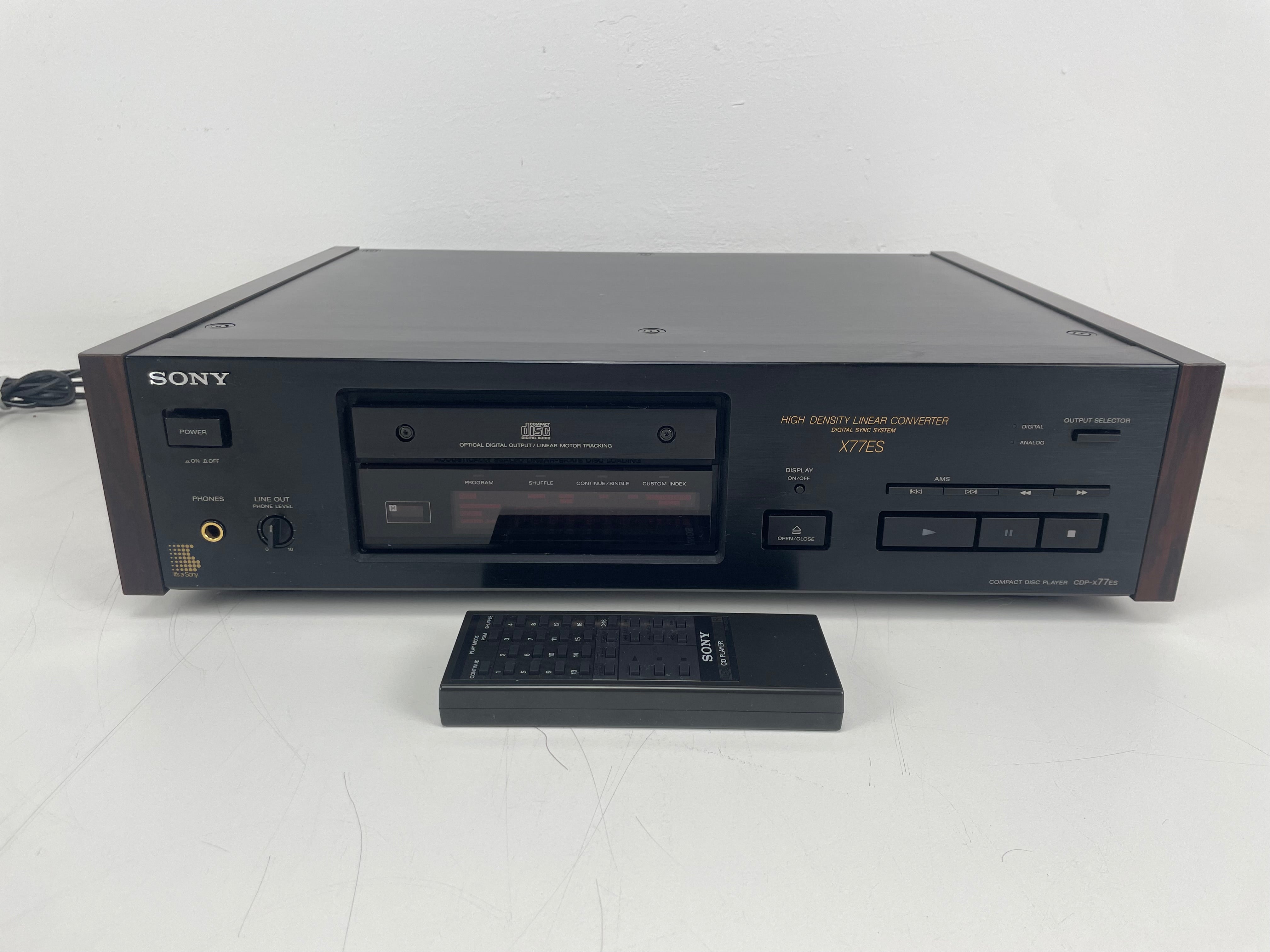 Sony - CDP-X77ES - CD Player - ES-Series - With Remote
