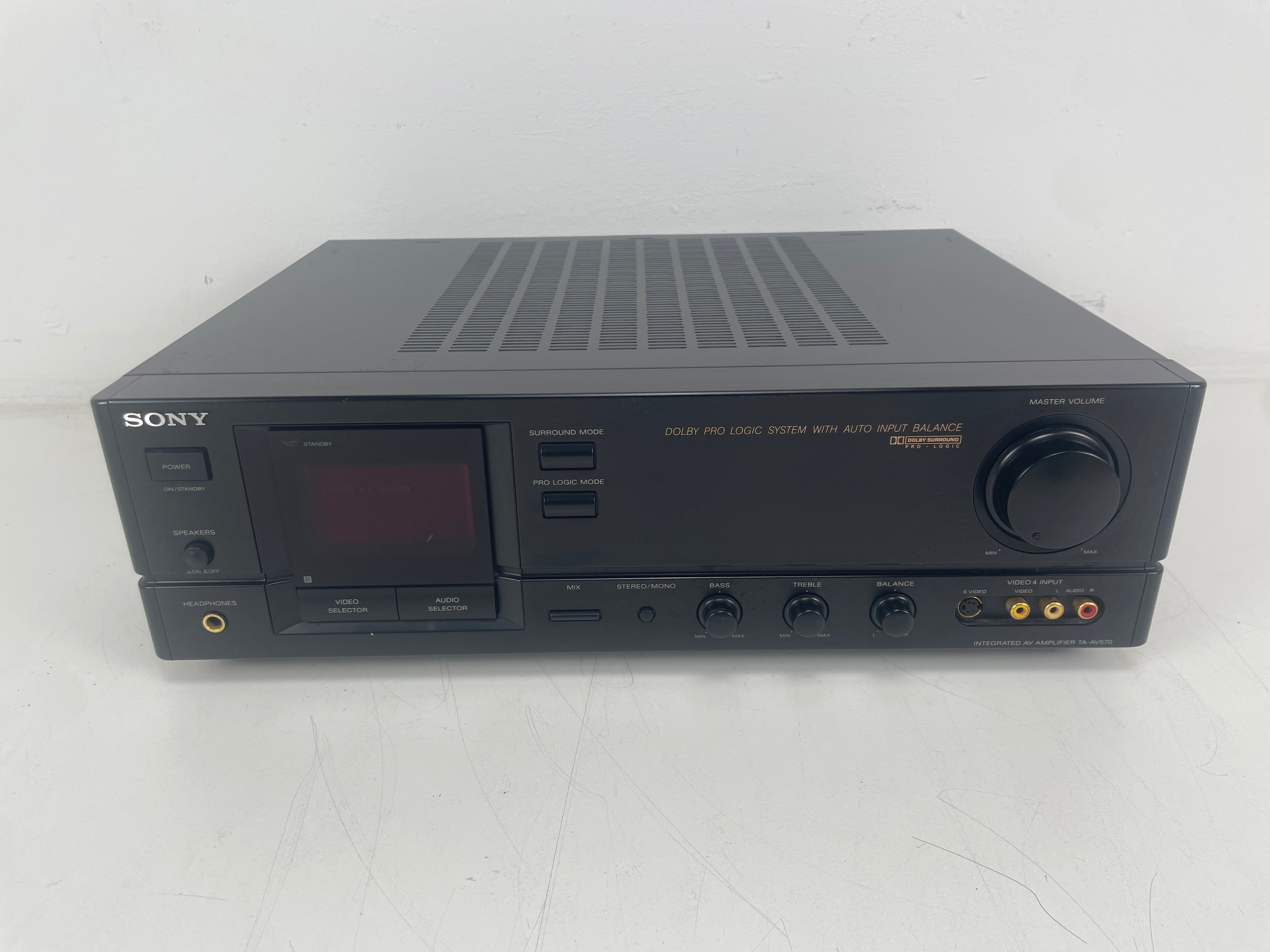 Sony - TA-AV570 - Integrated AV Amplifier - Inc. Remote