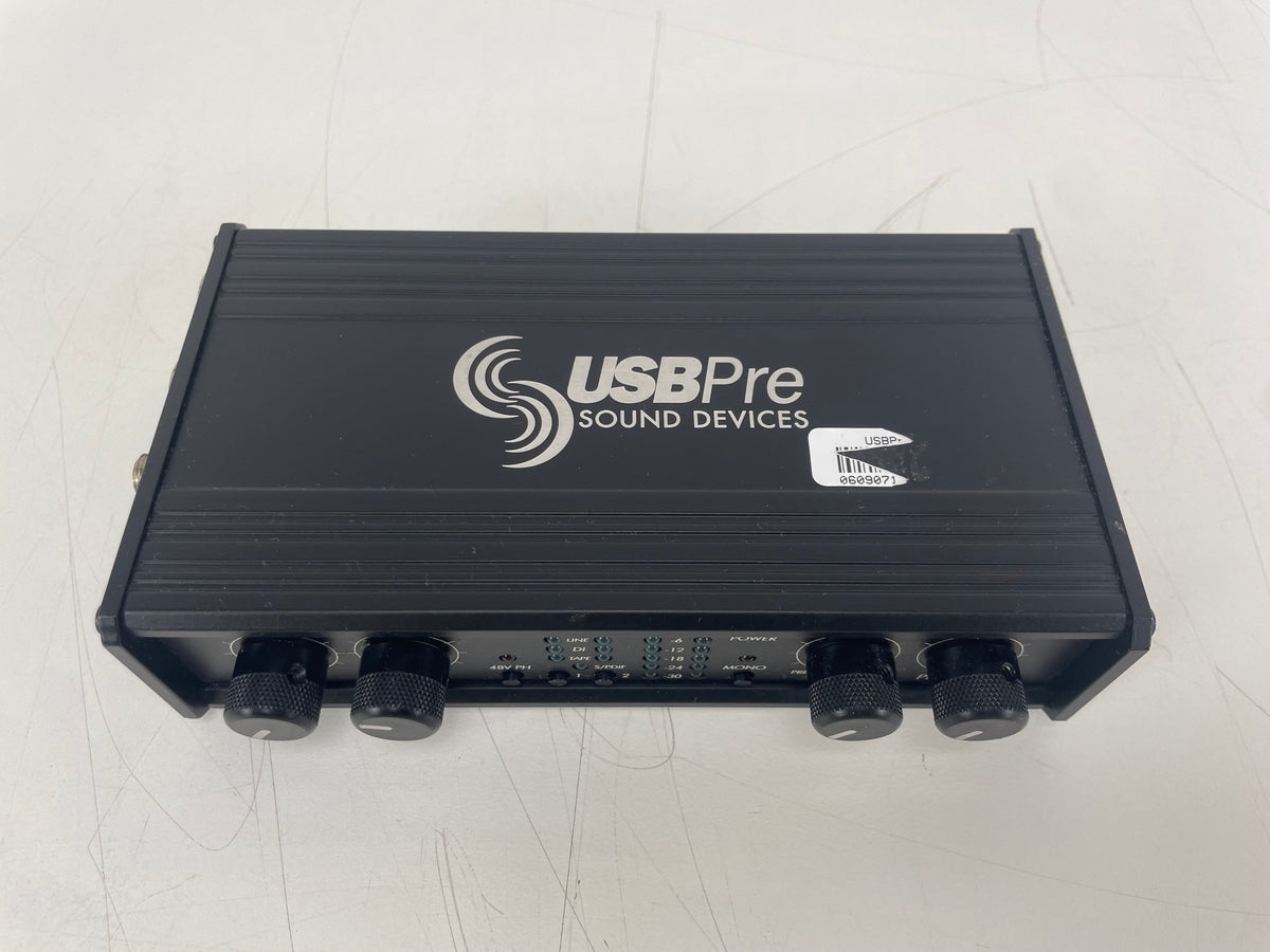 Sound Devices USBPre – Two-Channel Computer Audio Interface – Untested