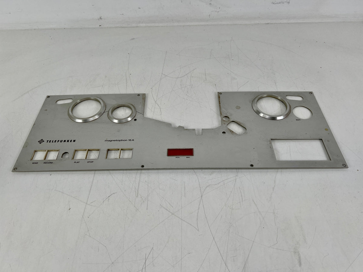 Telefunken – M15A Multitrack – Transport Faceplate