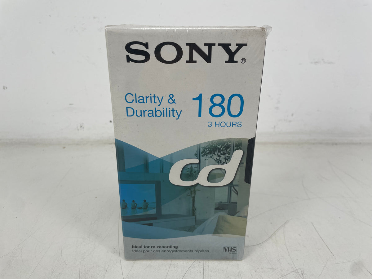 Sony CD E-180 VHS Video Cassette – 3 Hours – Factory Sealed NOS