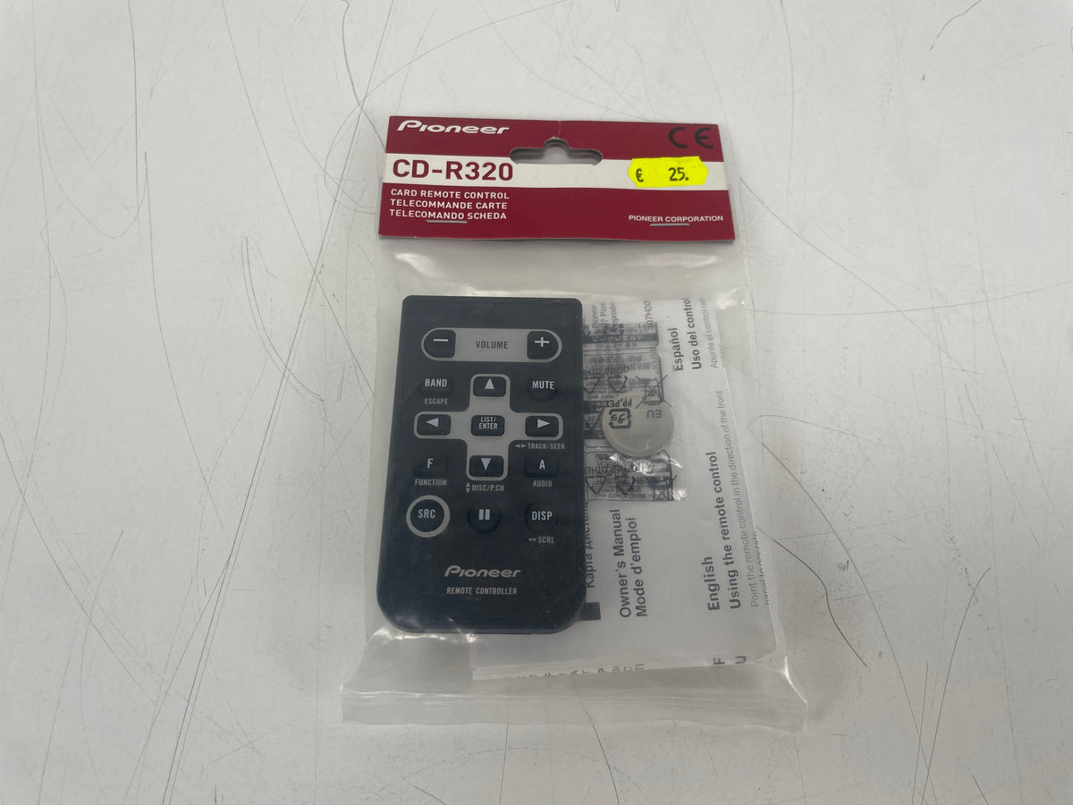 Pioneer - CD-R320 - Card Remote Control - NOS/Sealed