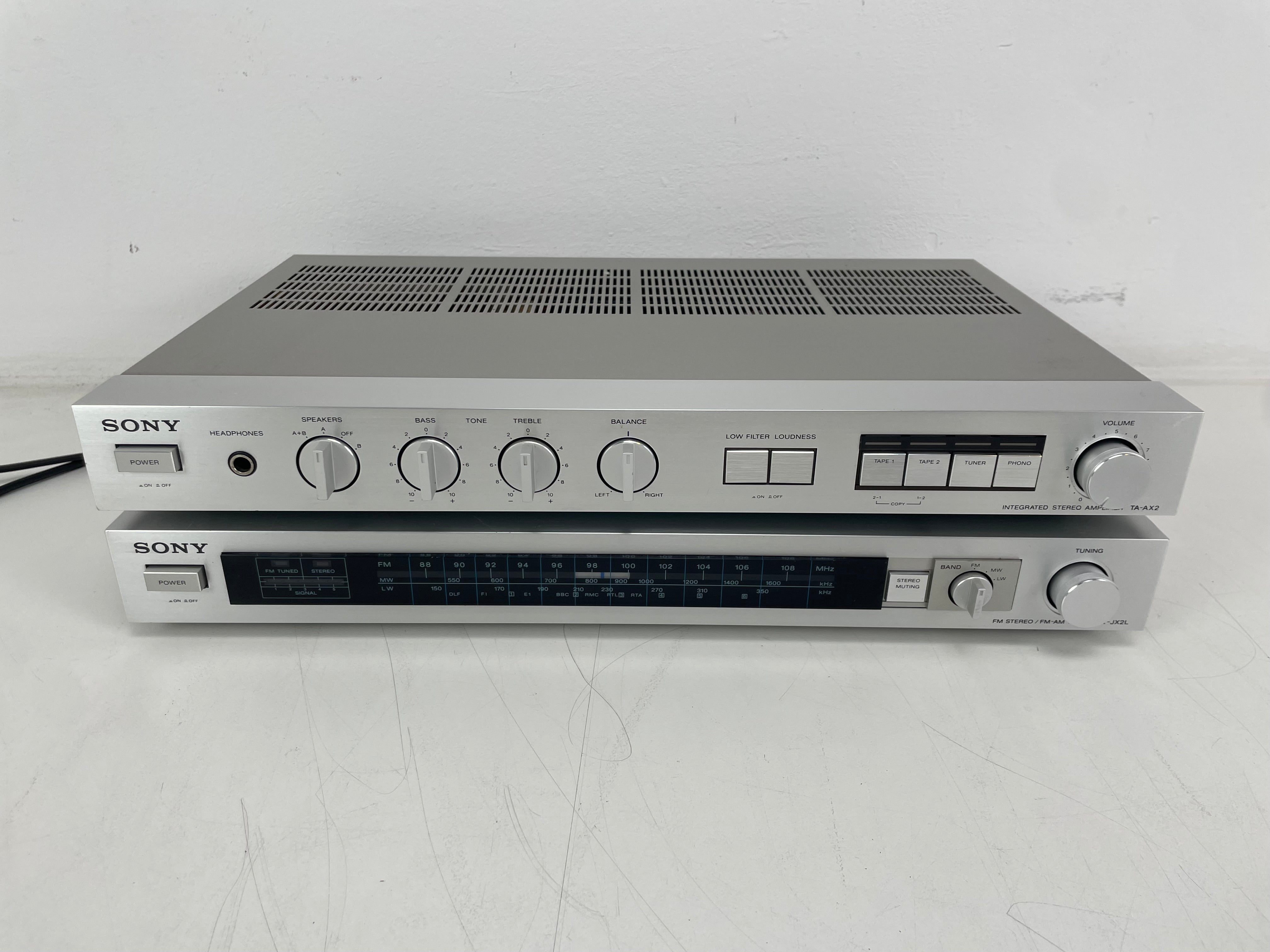 Sony - ST-JX2L/TA-AX2 - Tuner/Amplifer Set - Serviced (Repaired)