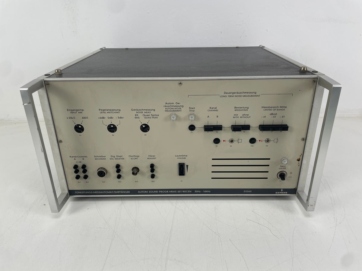 Siemens – D2060 – Automatic Sound Measurement Receiver – Powers On / Untested (As Is)