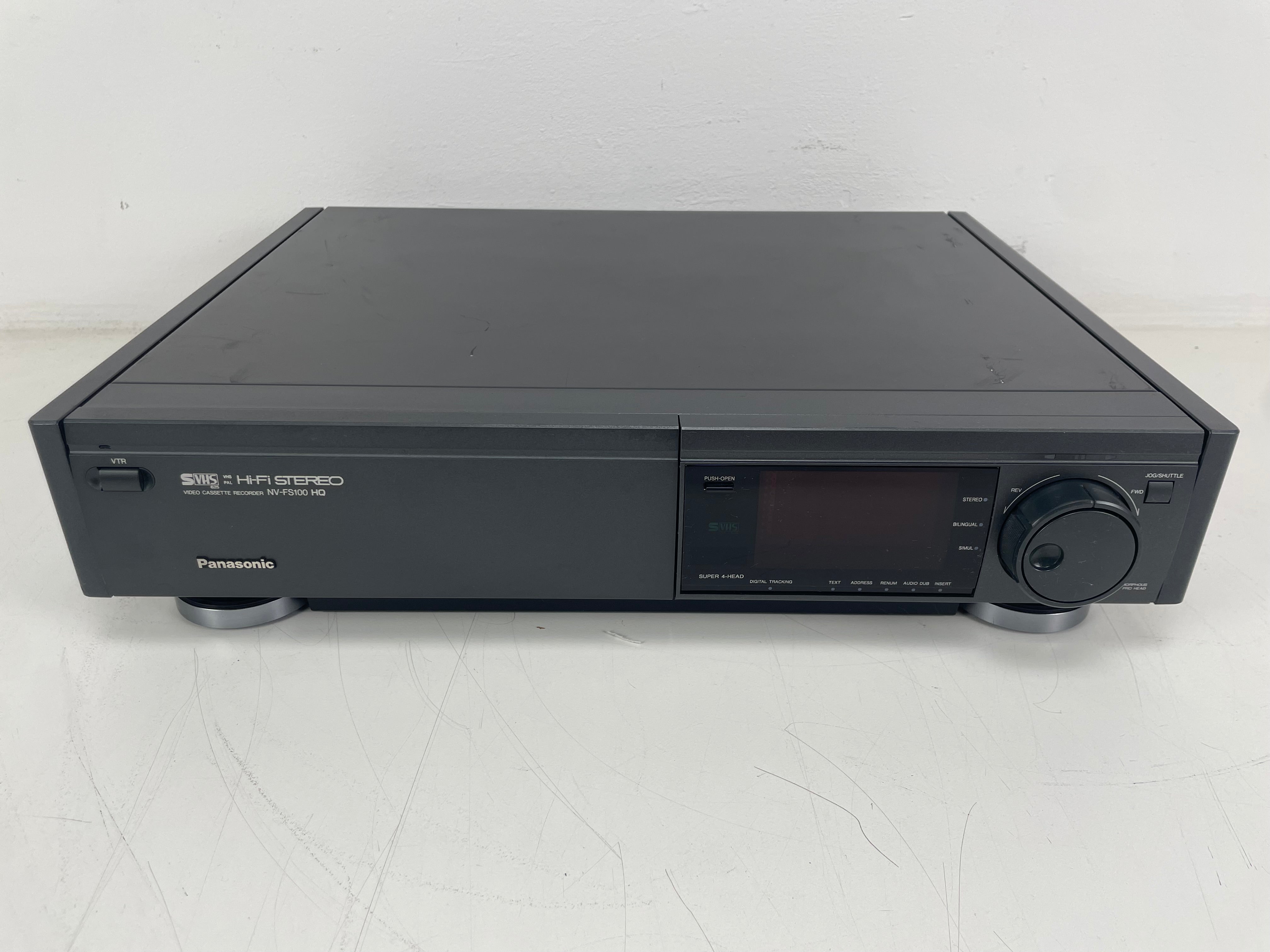 Panasonic - NV-FS100EV - Super VHS Player 4-Head - Serviced (Repaired)