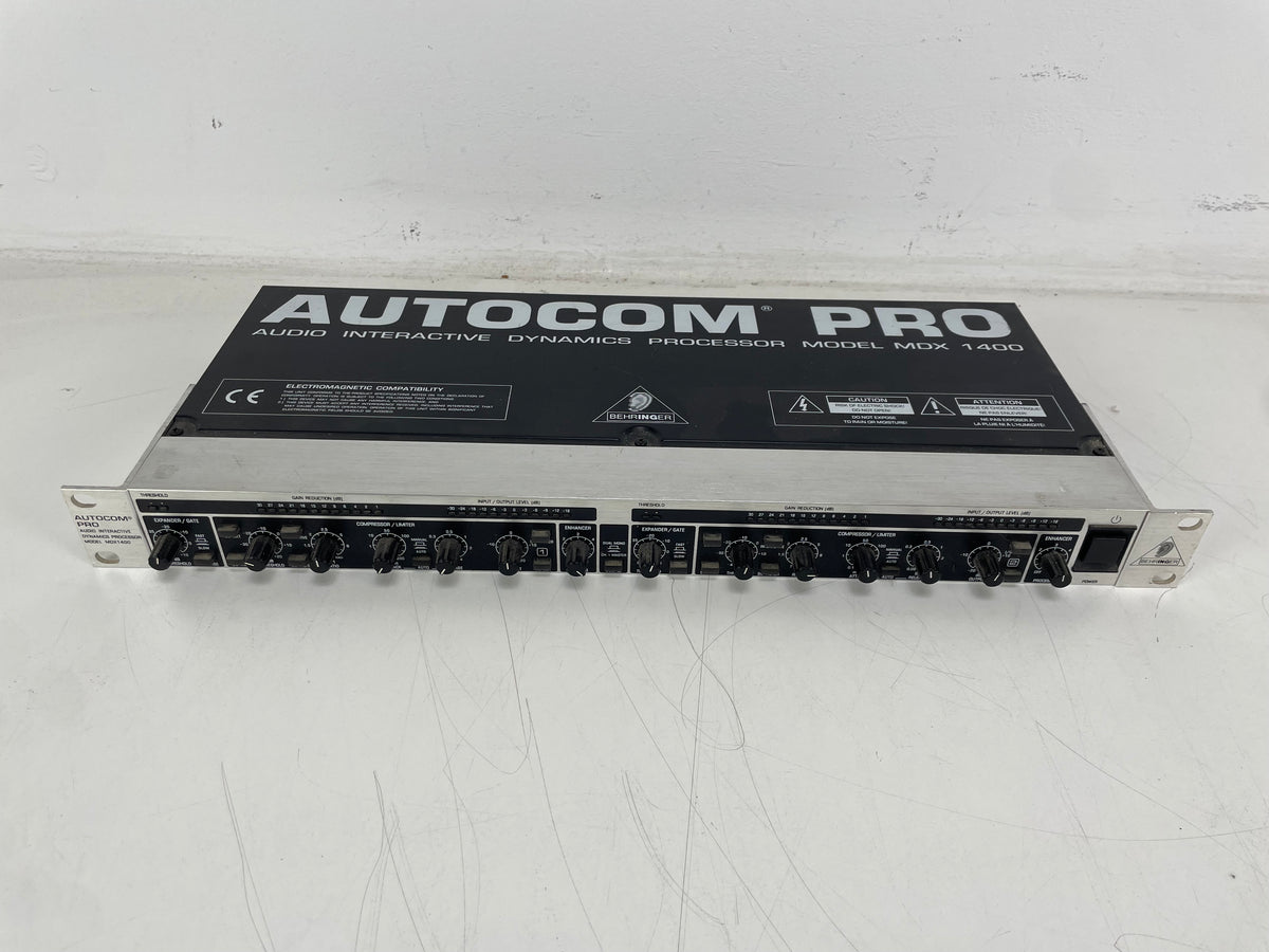 Behringer - MDX 1400 - Autocom Pro - Dynamics Processor - Used / Needs Cleaning