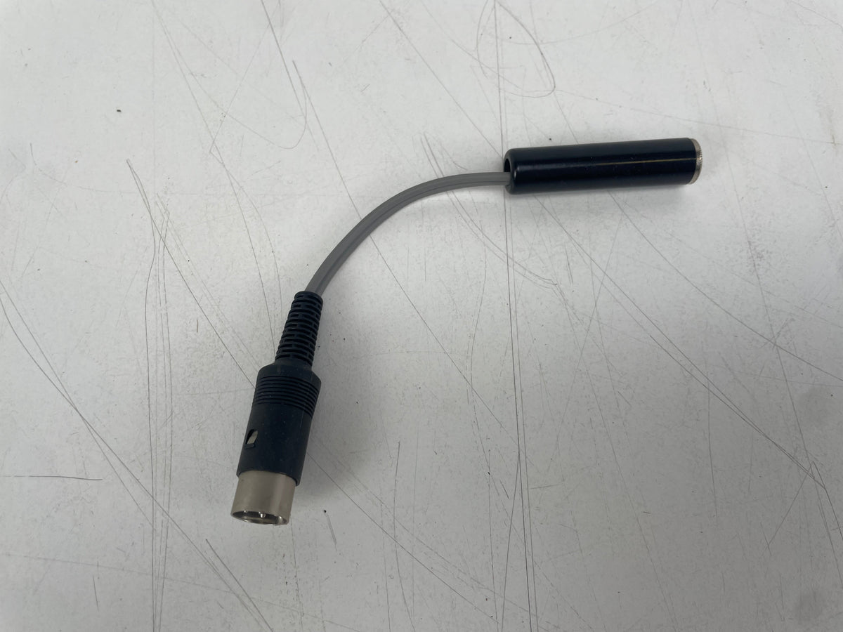 5-Pin DIN Male to 6.35mm Jack Female Audio Adapter – New Old Stock