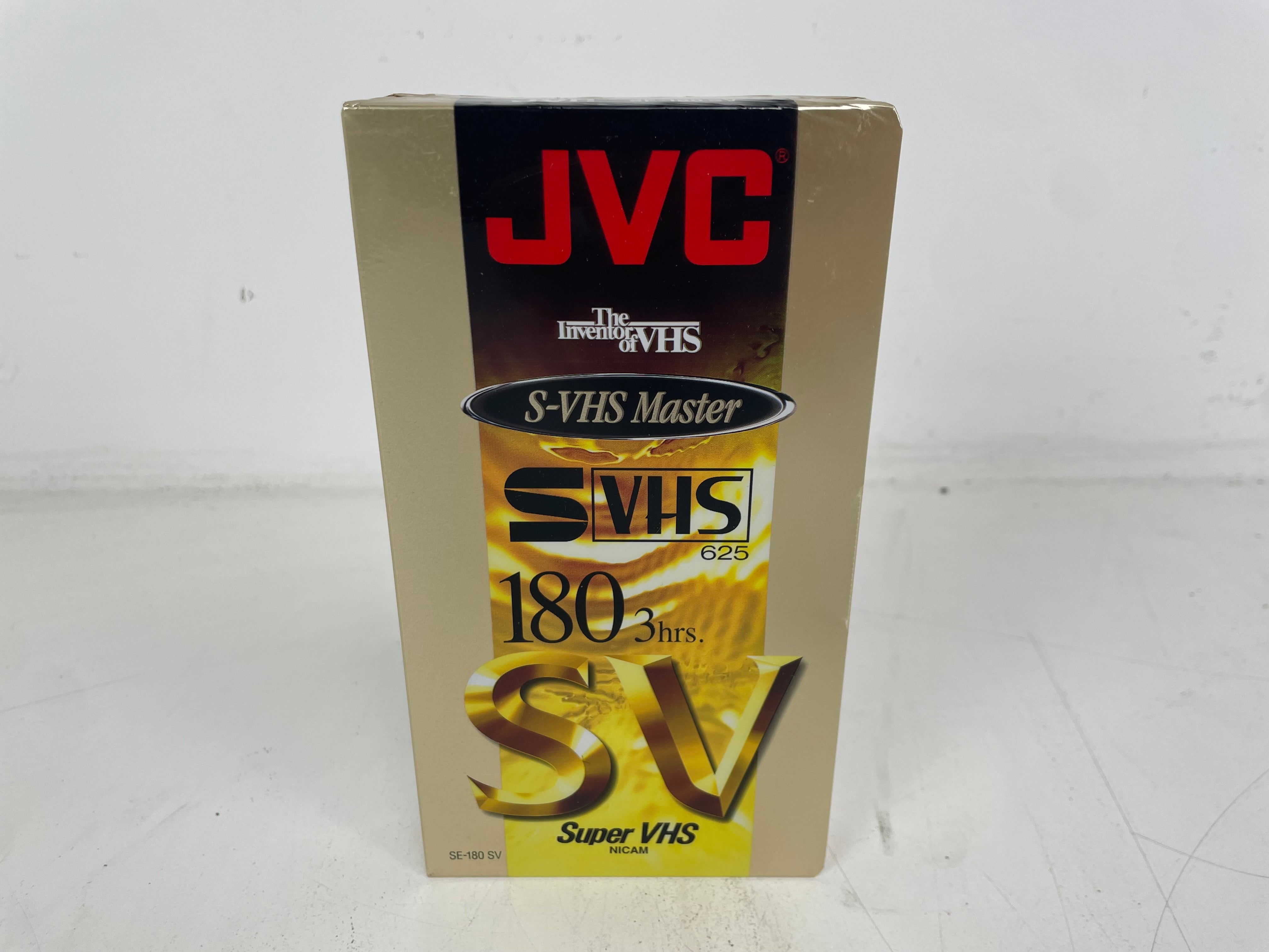 JVC - SE-180 SV - Super VHS Tape - 180 - 3 Hrs - Sealed - NOS