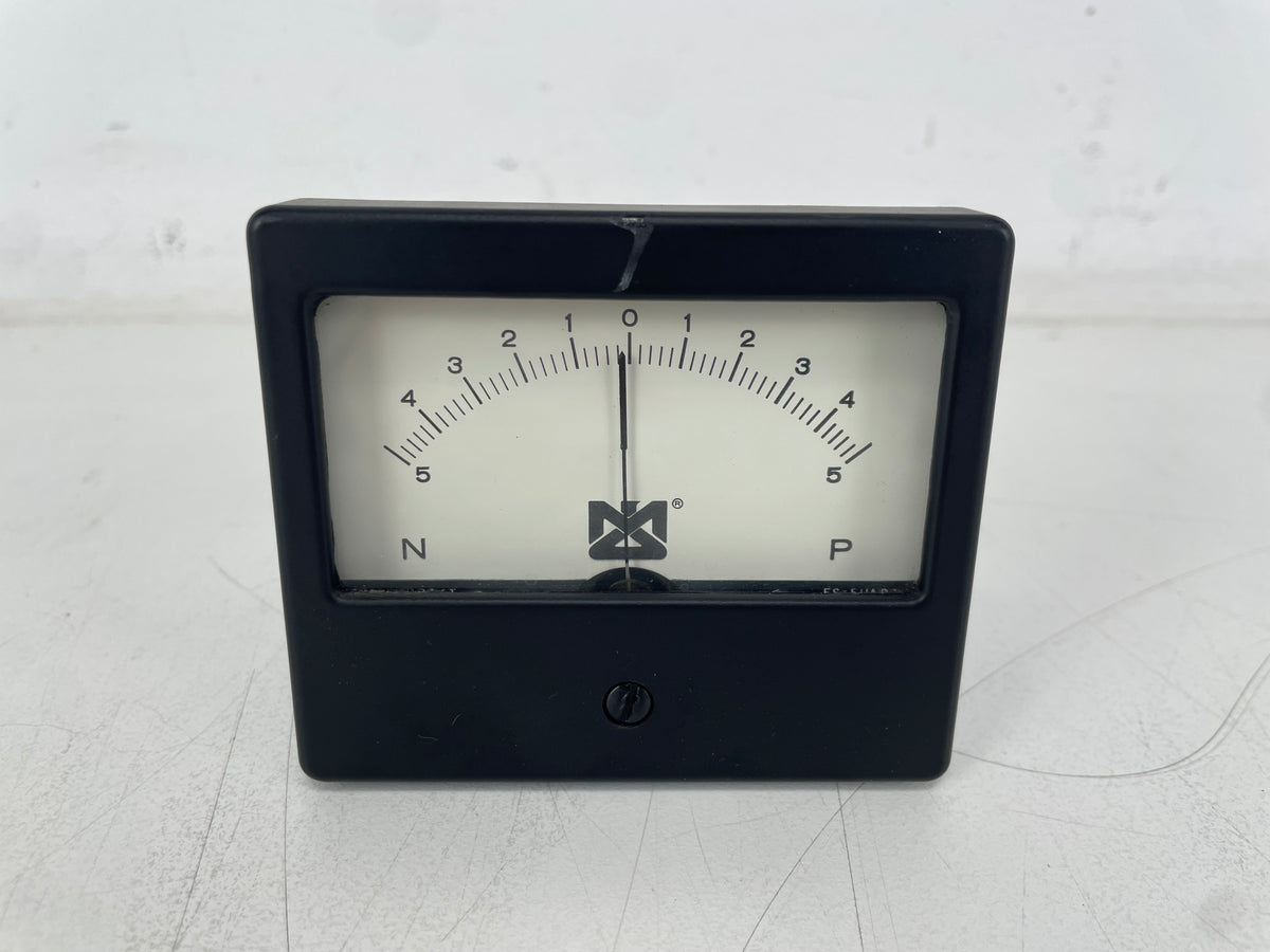 Weston – Vintage Center-Zero Analog Panel Meter – N / P Scale ±5