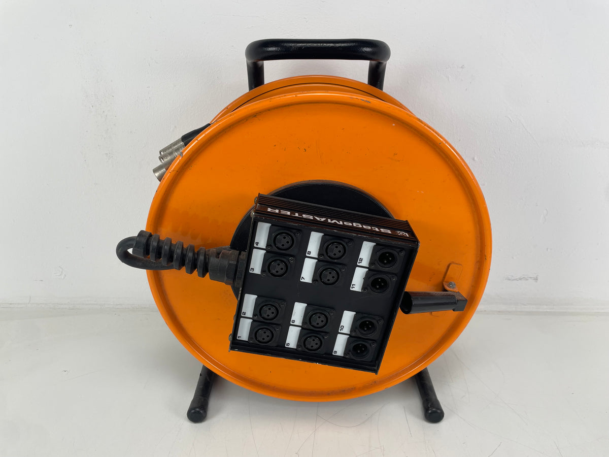 ProCo - StageMaster - 12-Channel Breakout Box + Cable Reel / Snake