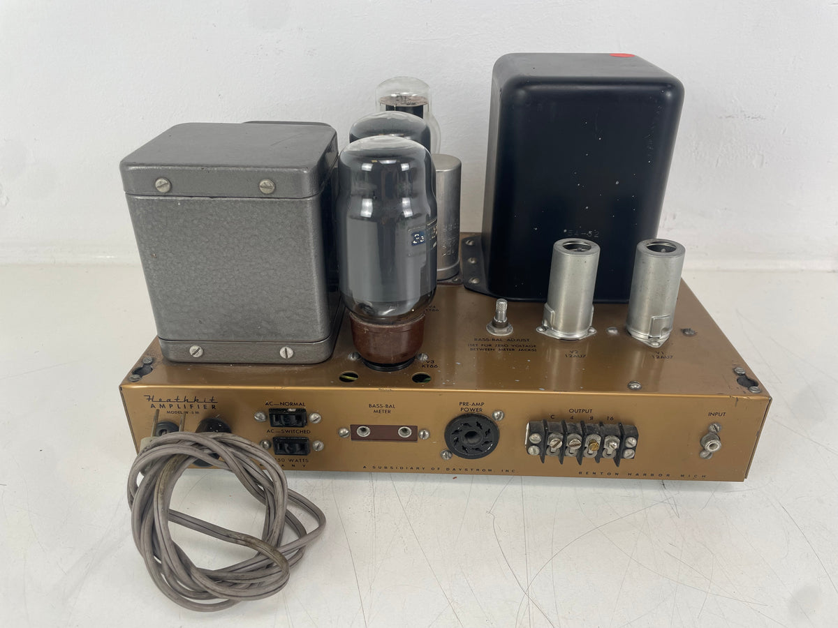 Heathkit – W-5M – Vintage Mono Tube Power Amplifier – 110V – Serviced (New Tube/Cleaned)