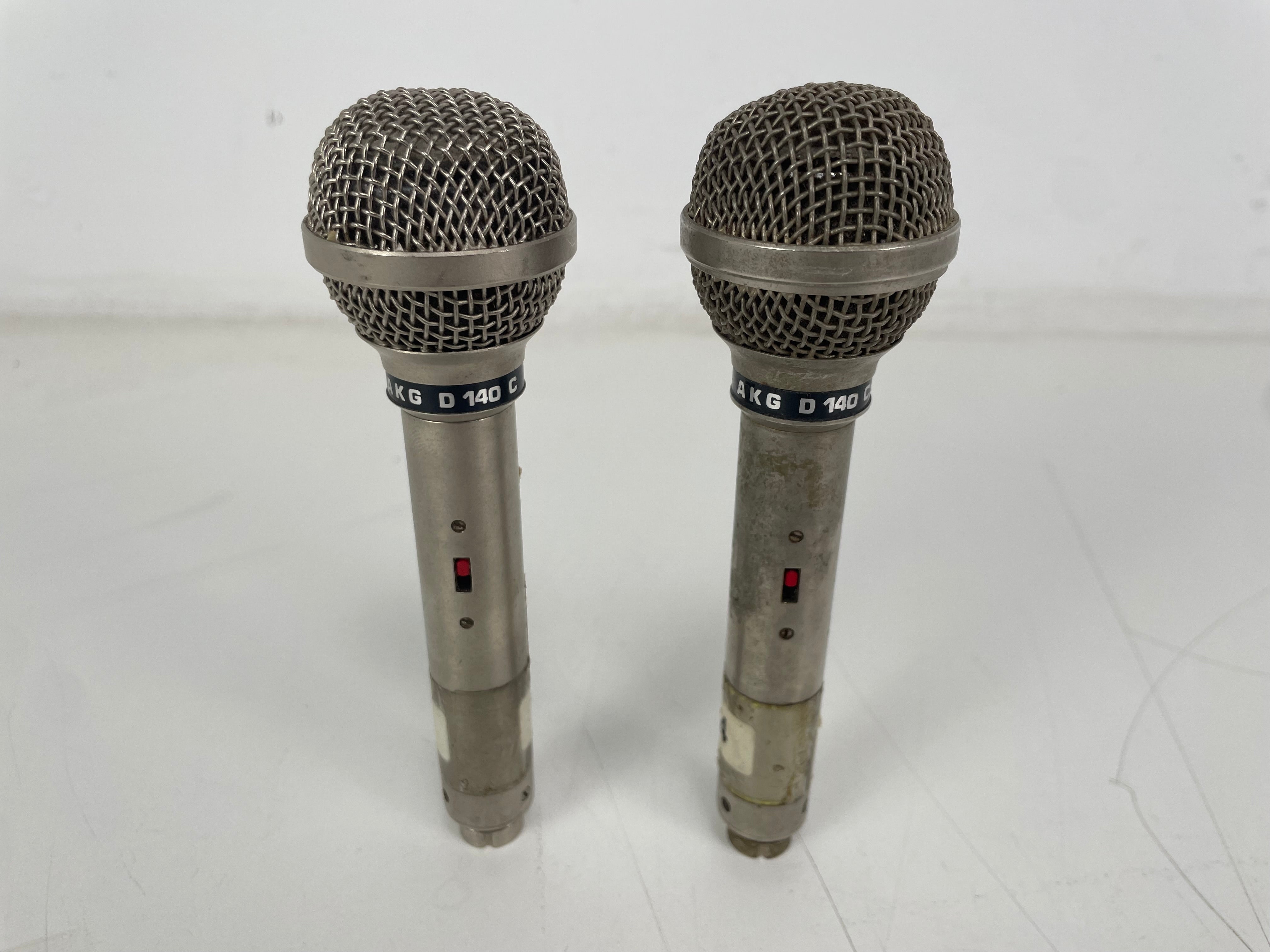 AKG - D140C - Dynamic Microphone - Set - 1 mic as is - Smal Tuchel version