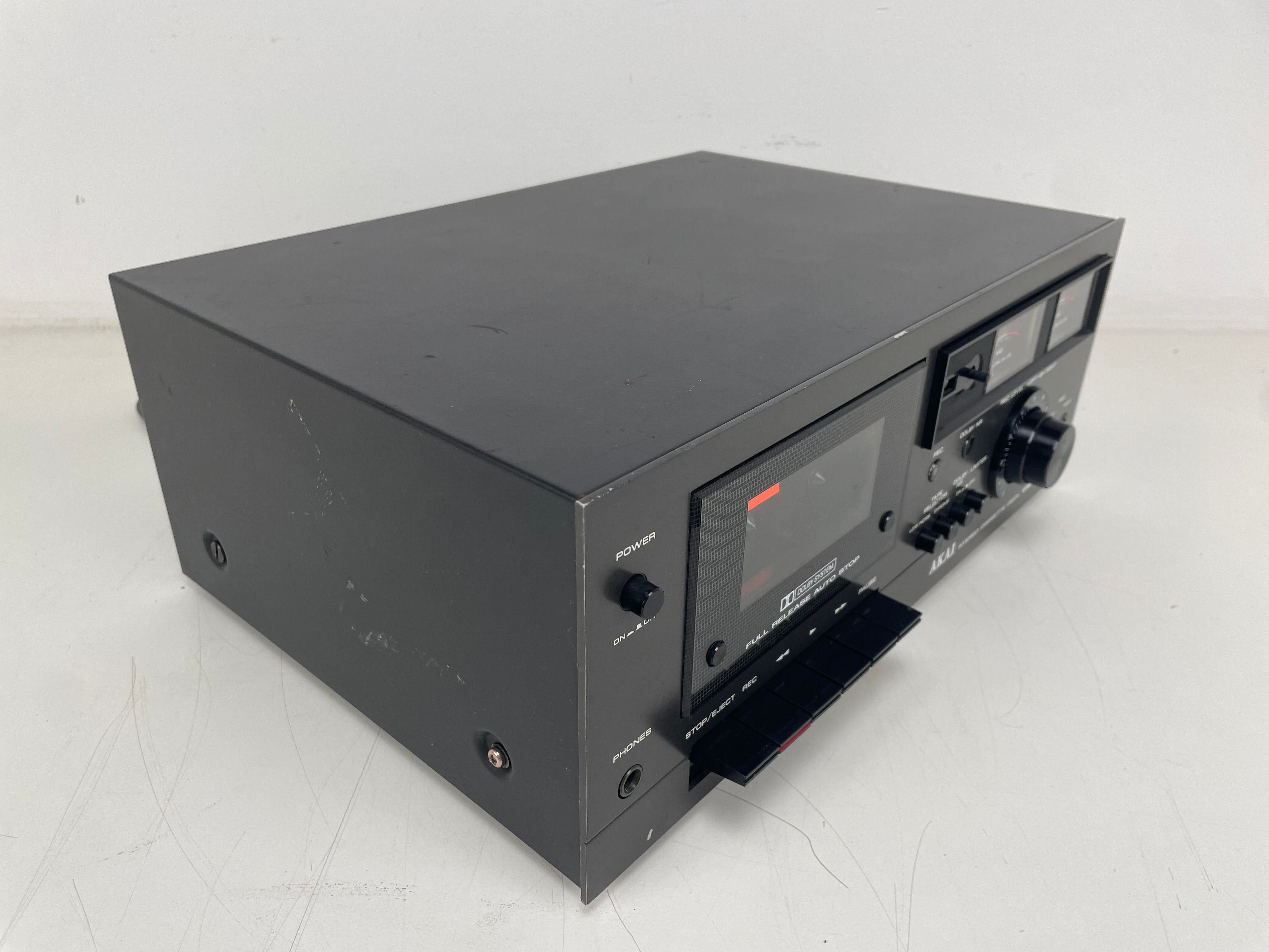 Akai - CD-702D II - Stereo Cassette Deck - 2-Head - Serviced (Cleaned)