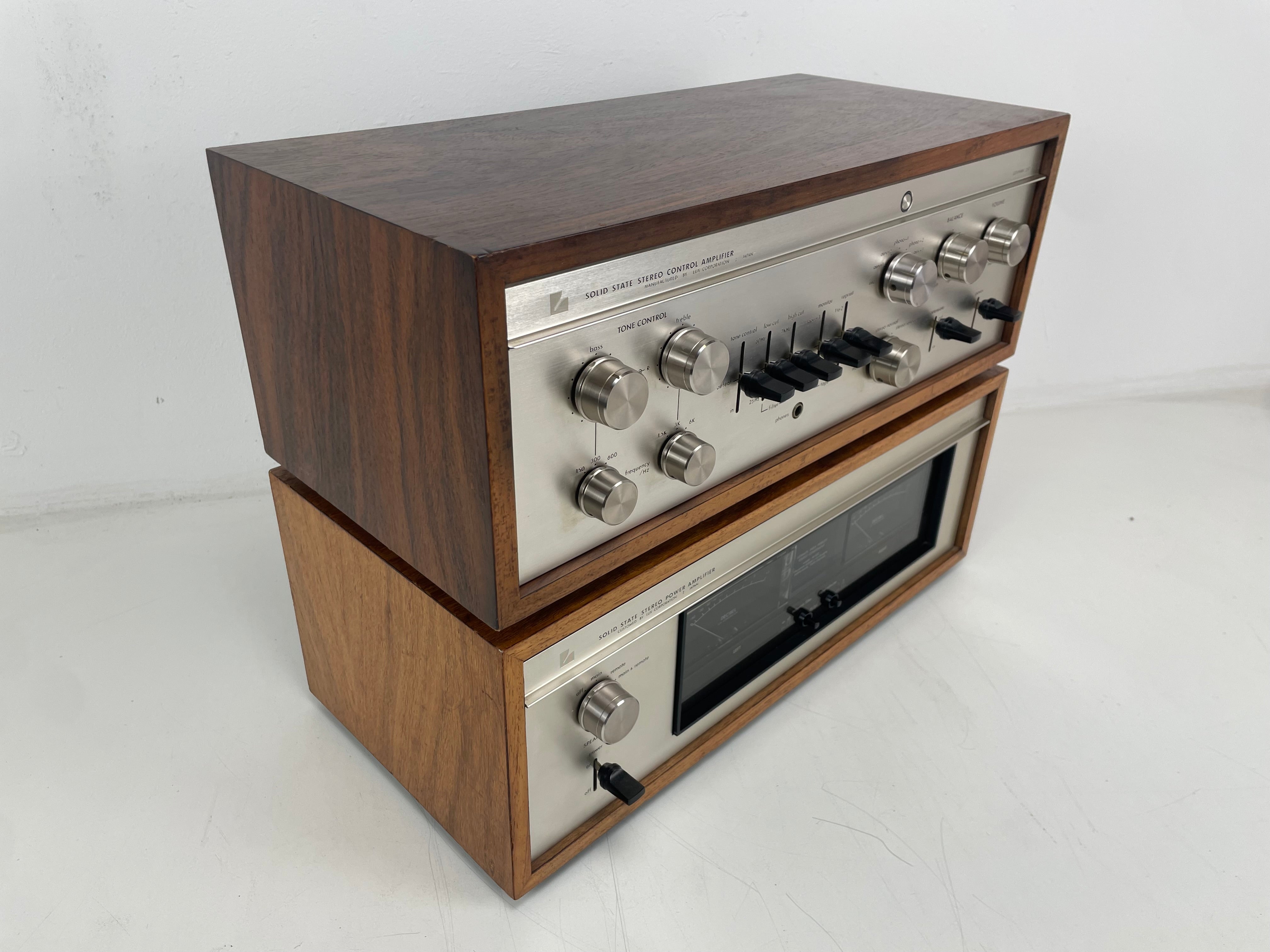 Luxman CL-350 & M-150 – Stereo Pre-Amplifier / Power Amplifier Set – Fully Recapped