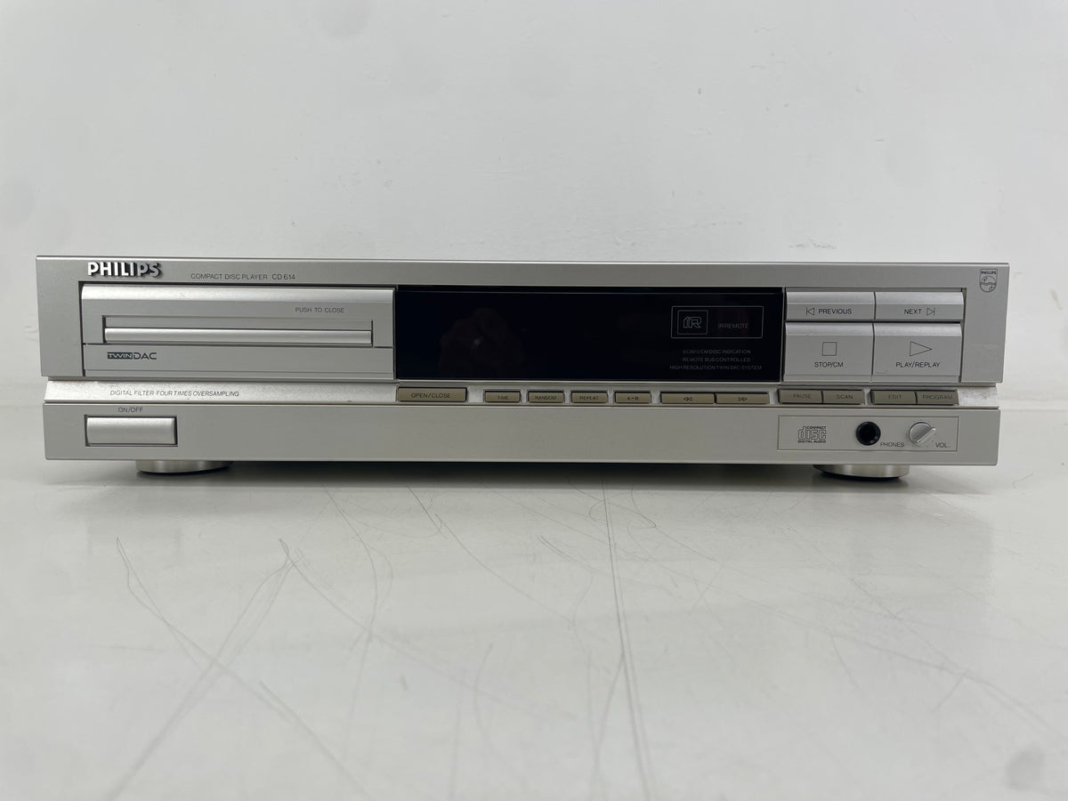 Philips – CD614 – Compact Disc Player – Twin DAC