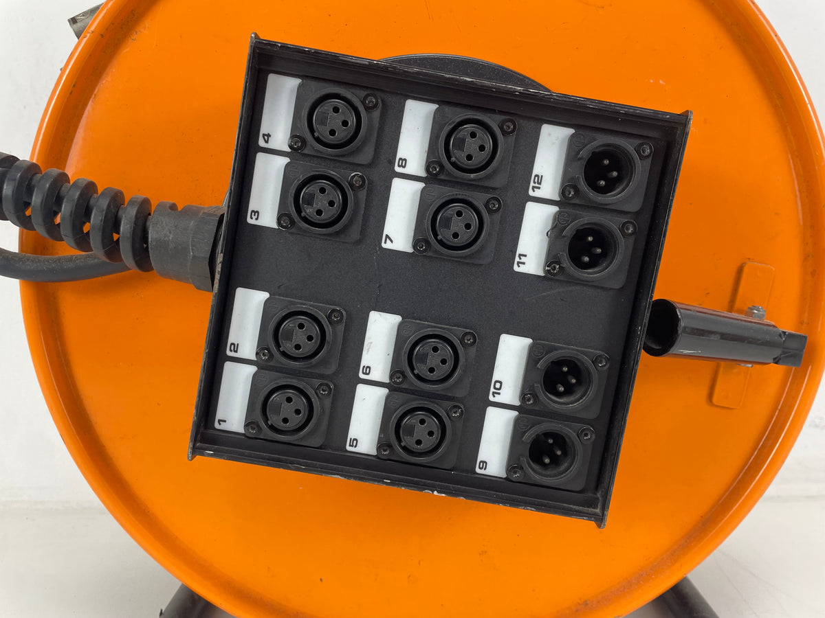 ProCo - StageMaster - 12-Channel Breakout Box + Cable Reel / Snake