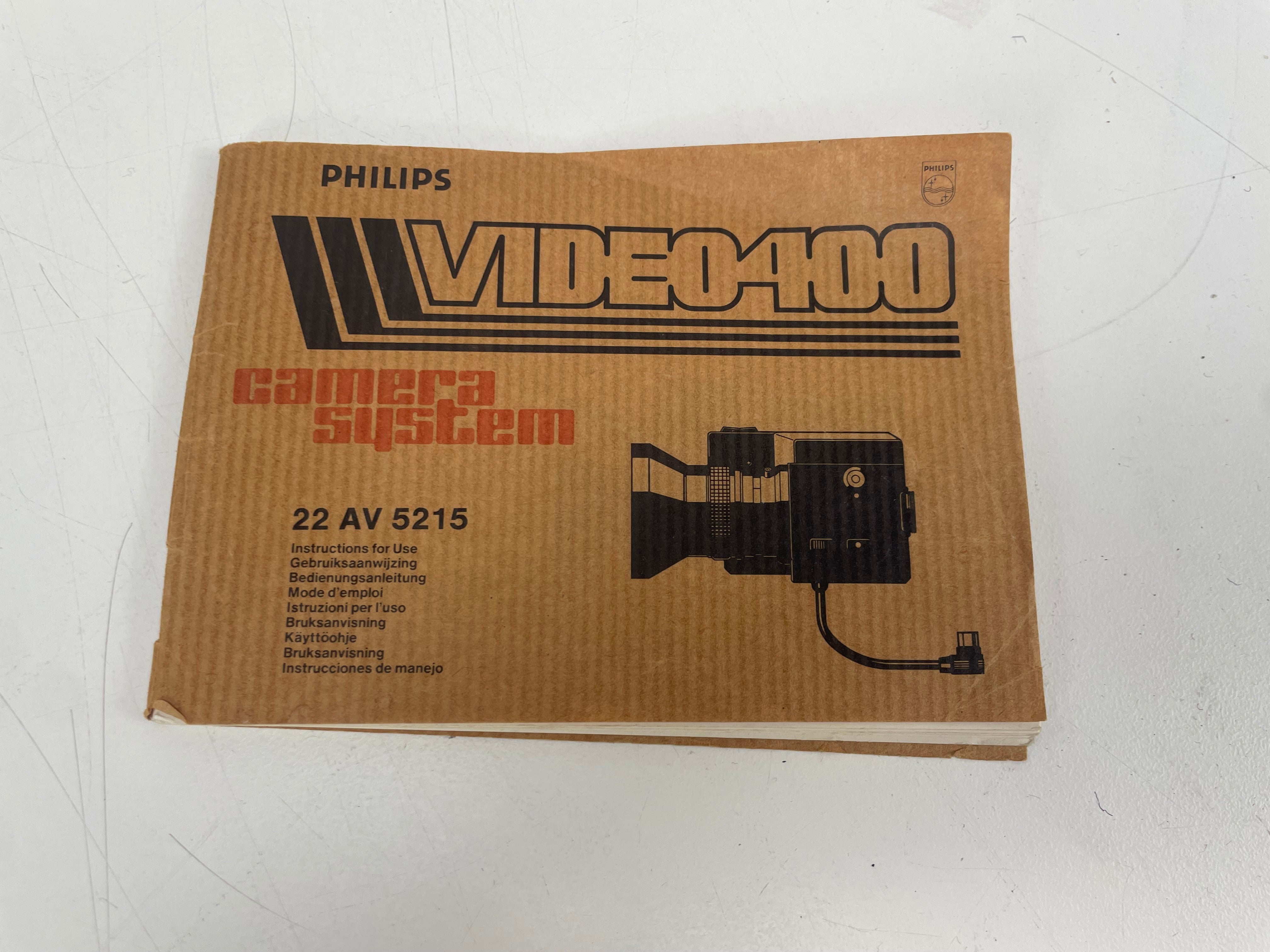 Philips - VK4053 - VK4003/01 - Video400 - Camera Systeem - Inc. Original Box/Manual - As Is