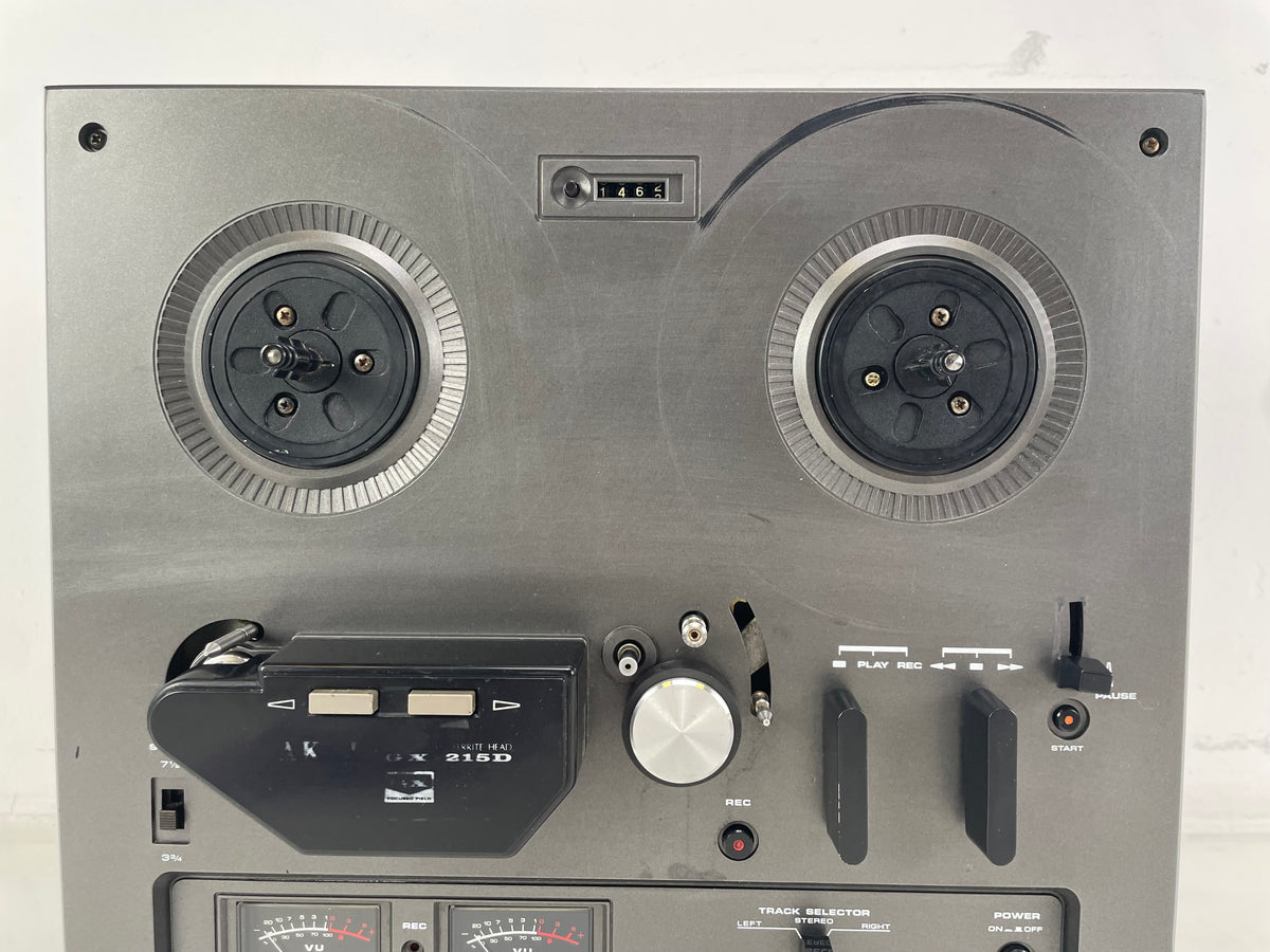 Akai - GX-215D - GX/3-Heads - 18CM Reel-to-Reel Recorder - Serviced (Repaired)