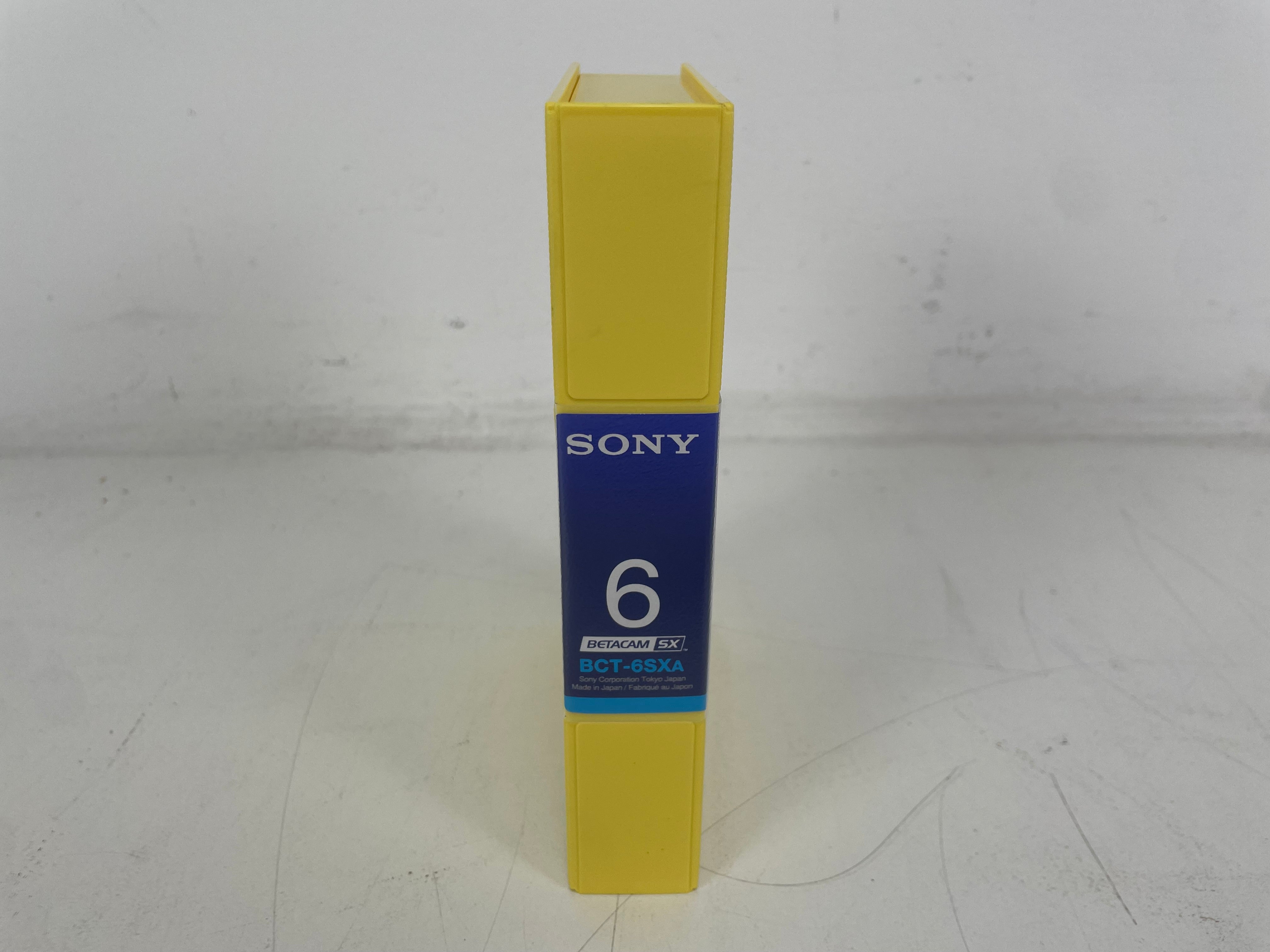 Sony - BCT-6SXA - BetacamSX - Metal Tape - 6 - NOS