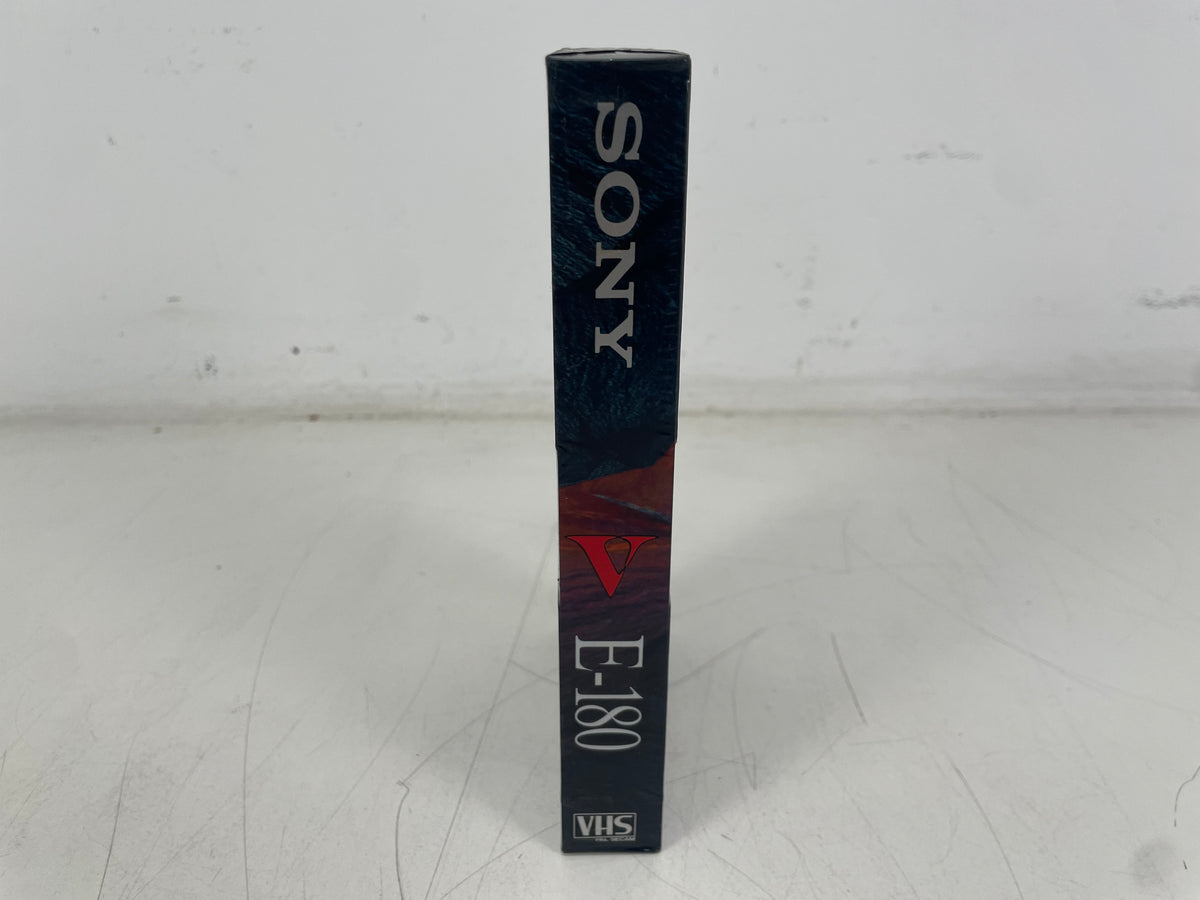 Sony E-180V – Standard VHS Video Cassette – 3 Hour – NOS Factory Sealed