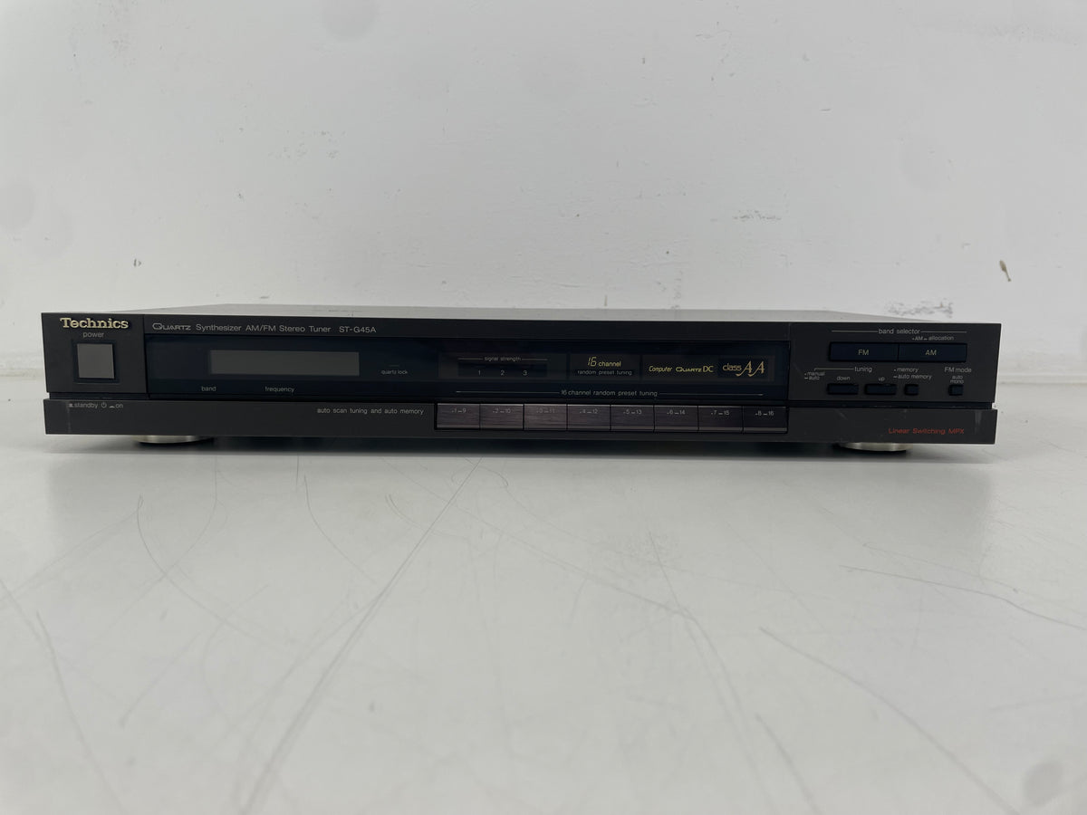 Technics – ST-G45A – Clas AA – Quartz Synthesizer AM/FM Stereo Tuner