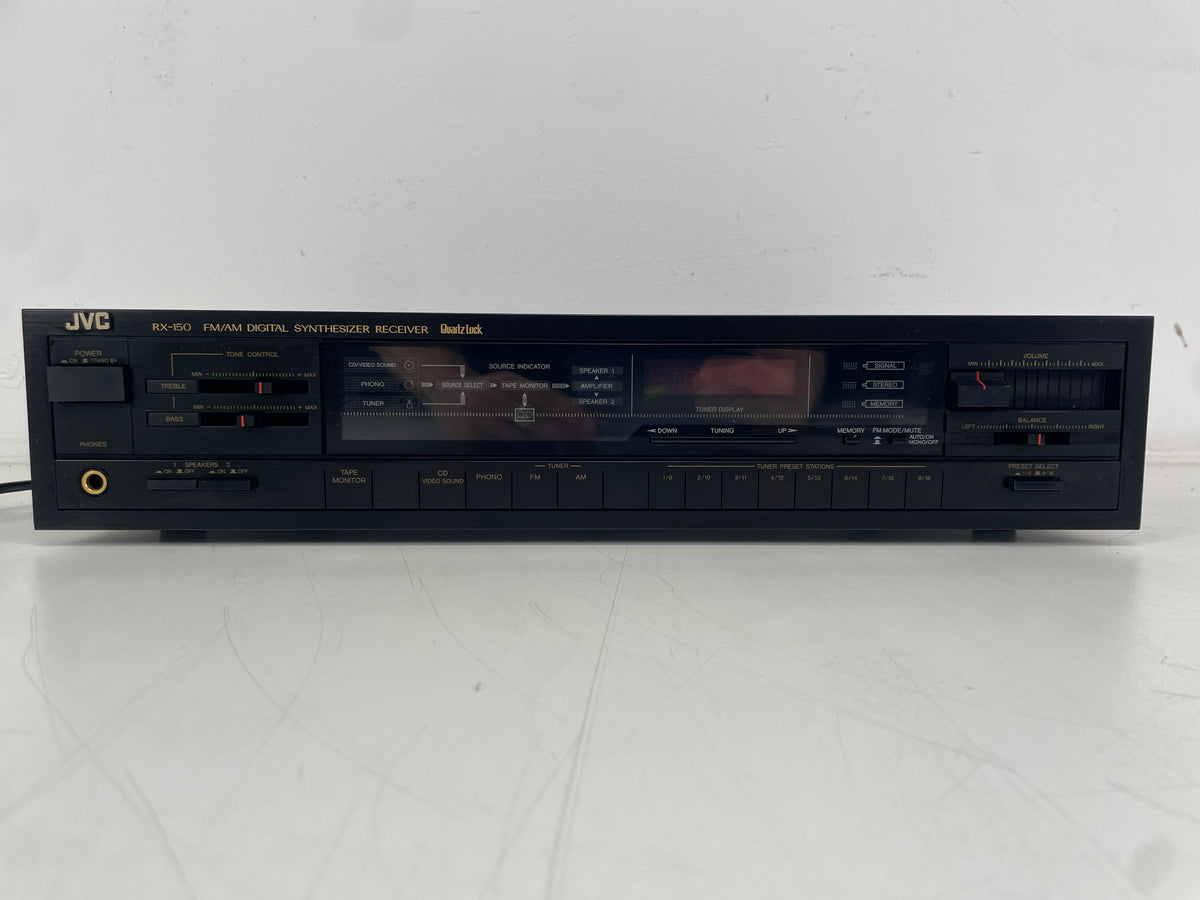 JVC – RX-150 – AM/FM Digital Synthesizer Stereo Receiver