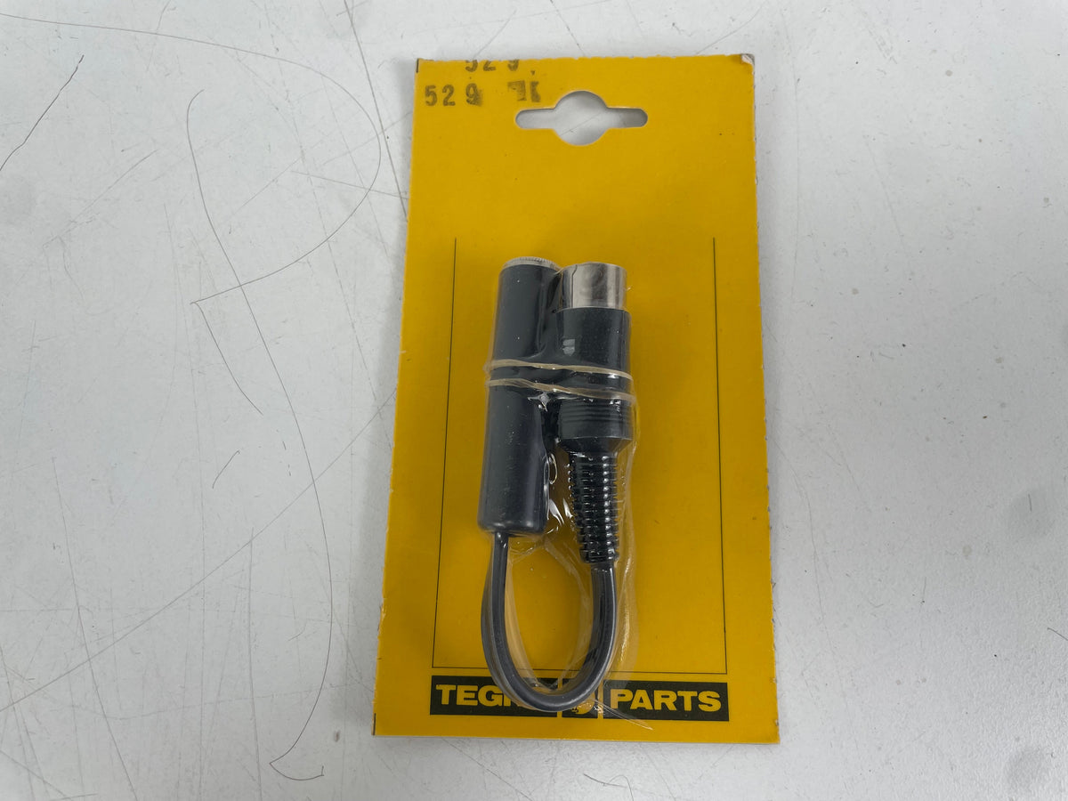 Techno Parts – 5-Pin DIN Male to 6.35mm Female Jack Adapter – New Old Stock