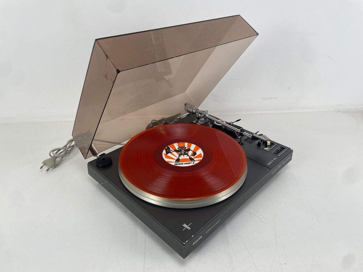 Philips – 977 – Automatic Quartz PLL Direct Control Turntable – Transport Secured