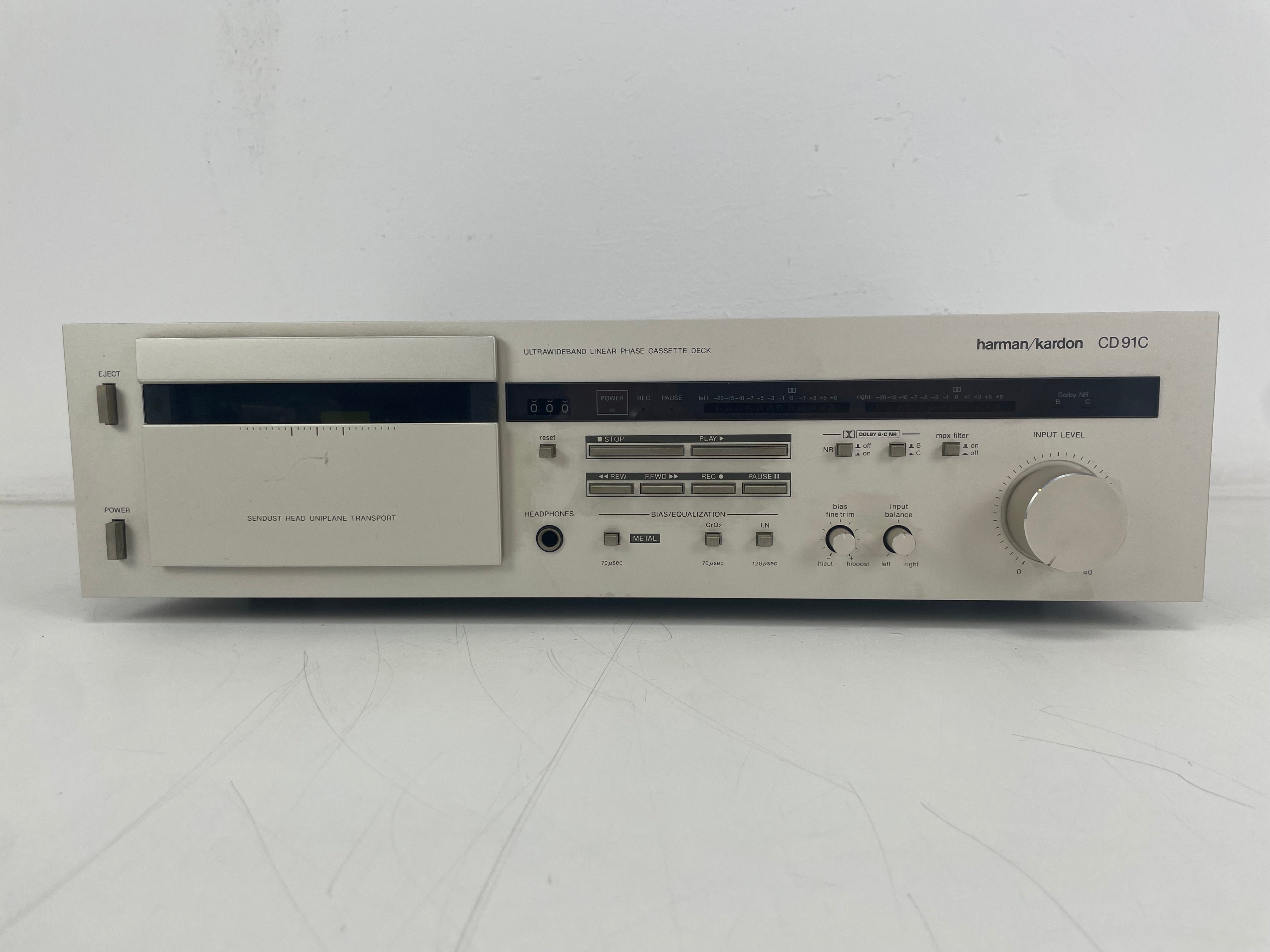 Harman/Kardon - CD91C - Linear Phase Cassette Deck - 2-Head