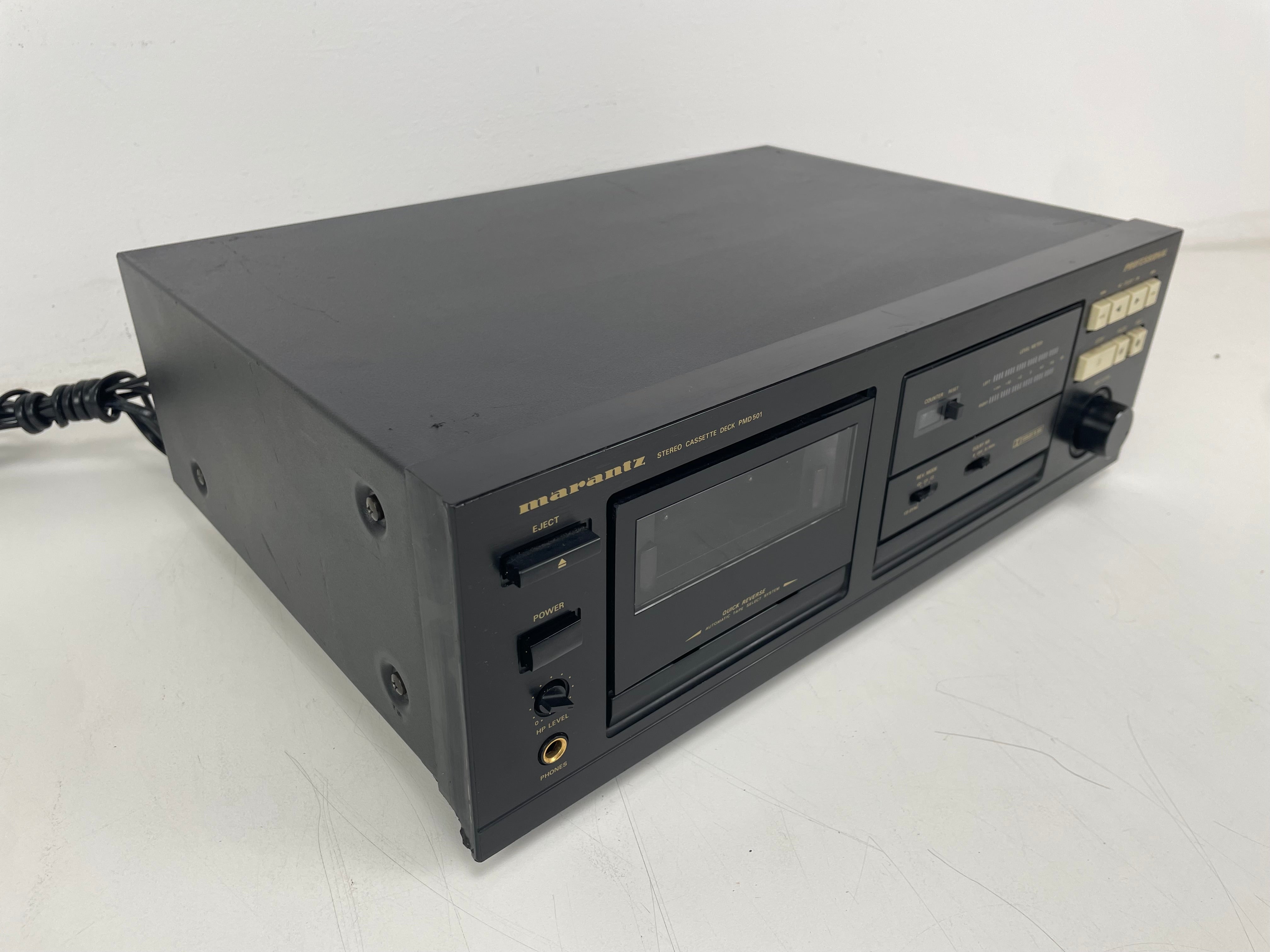 Marantz - PMD501 - Professional Stereo Cassette Deck - 2-Head - Serviced (New Feet)