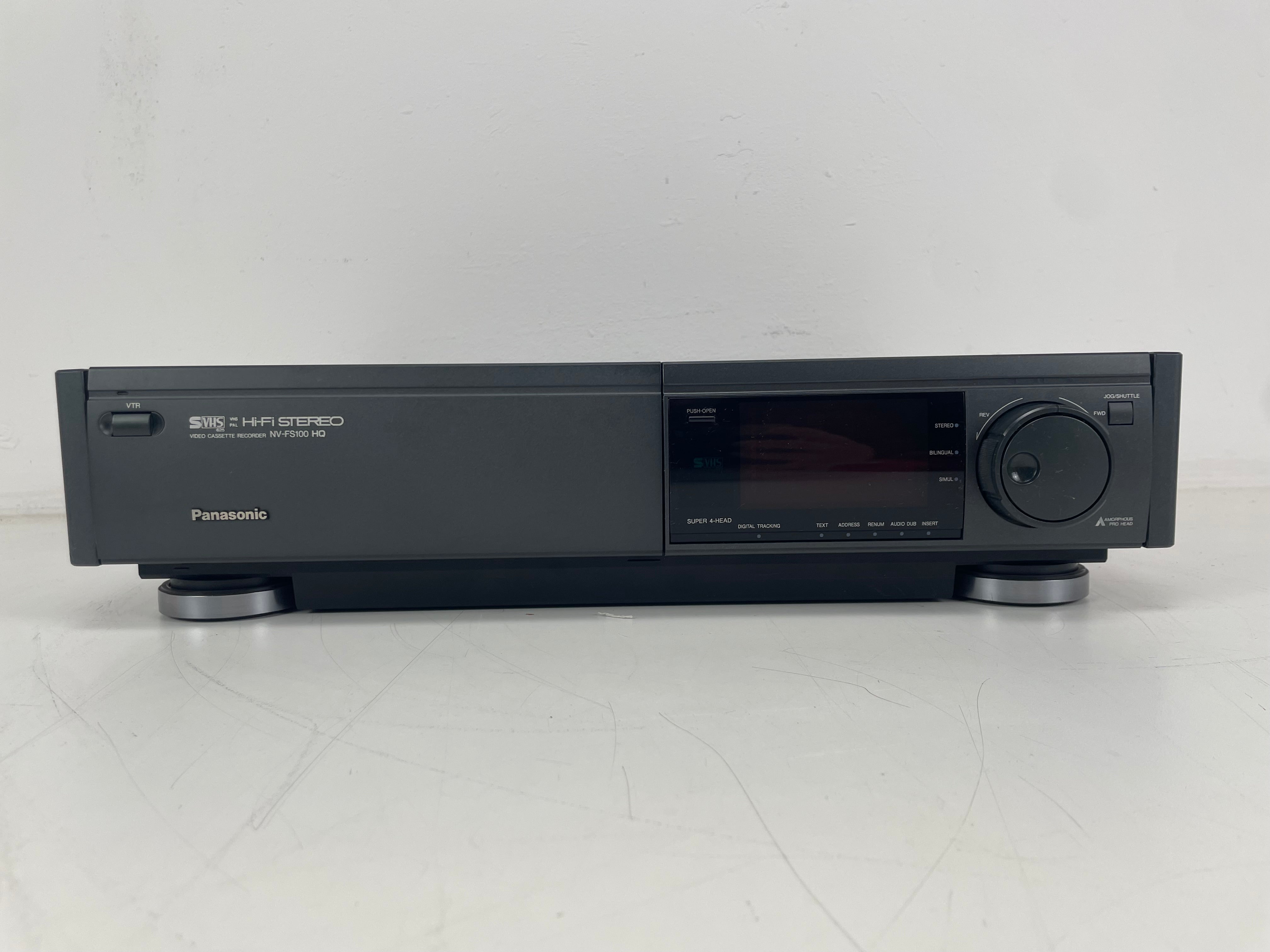 Panasonic - NV-FS100EV - Super VHS Player 4-Head - Serviced (Repaired)