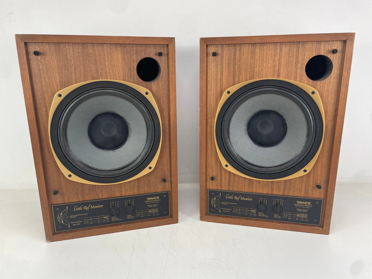 Tannoy – Little Red Monitor – Vintage Studio Monitor Speakers – Pair – Serviced (Refoamed/New Plugs)