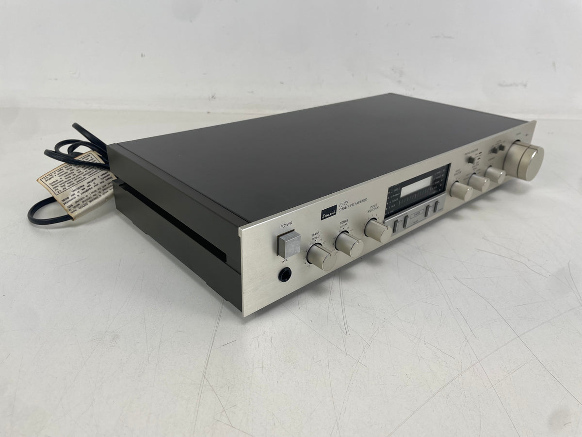Sansui – C-77 – Stereo Preamplifier – Serviced (Repaired)
