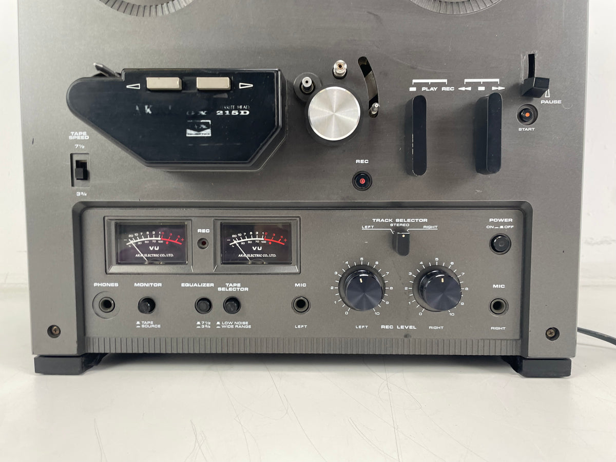 Akai - GX-215D - GX/3-Heads - 18CM Reel-to-Reel Recorder - Serviced (Repaired)