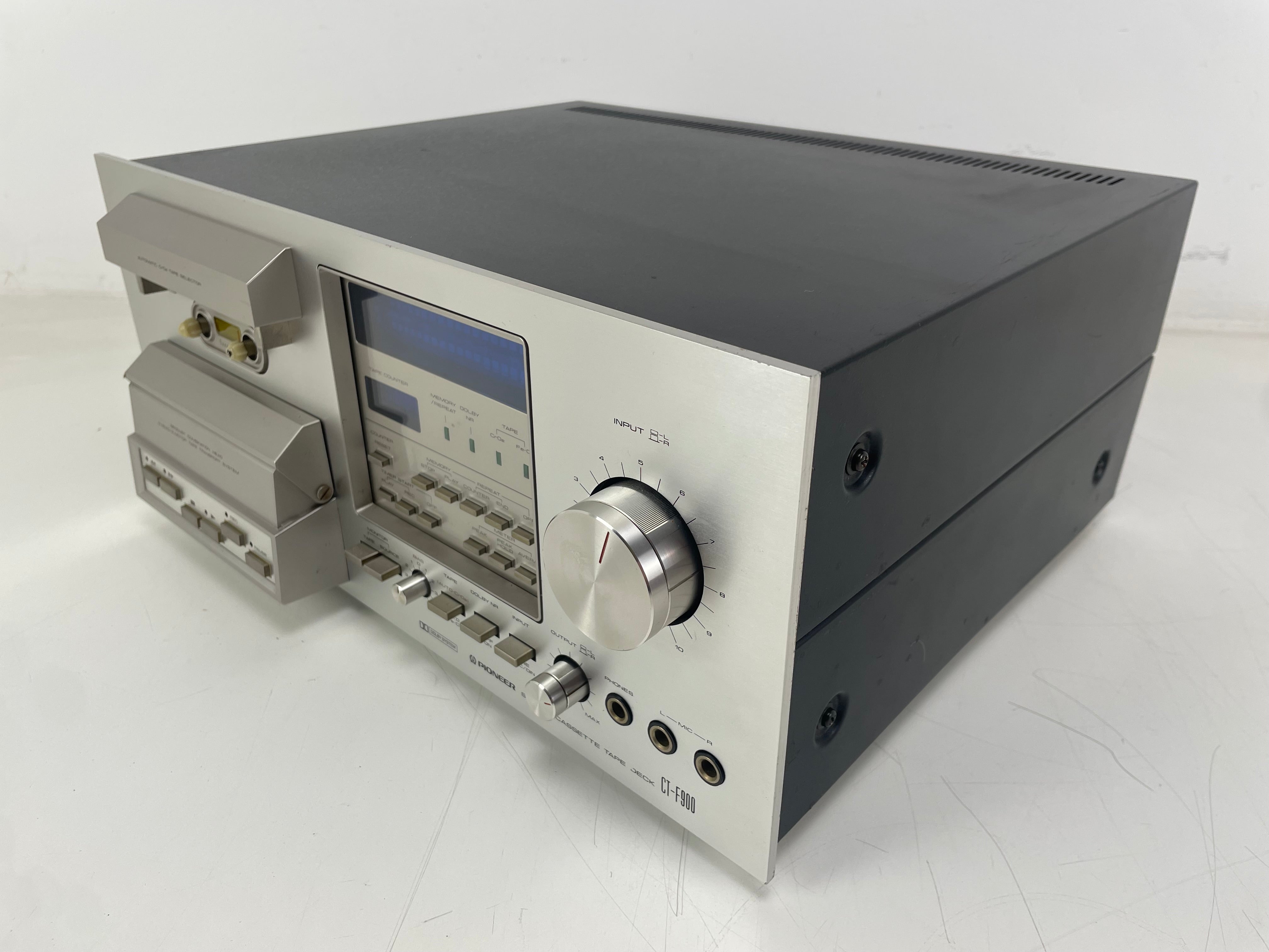 Pioneer CT-F900 – Stereo Cassette Deck – 3-Head – Blue Line Series