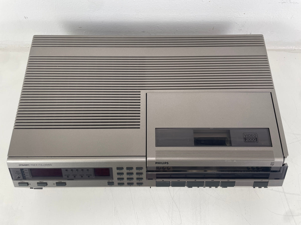Philips – VR2334/00 – Video 2000 Video Cassette Recorder – Serviced (Repaired/Replaced)