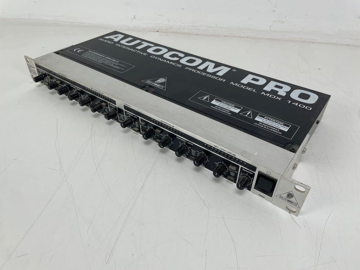 Behringer - MDX 1400 - Autocom Pro - Dynamics Processor - Used / Needs Cleaning