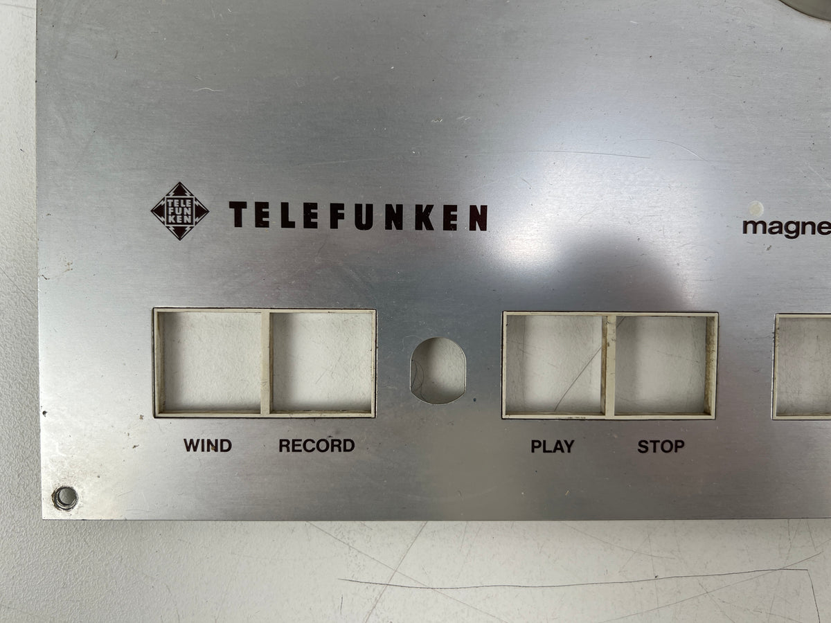 Telefunken – M15A Multitrack – Transport Faceplate