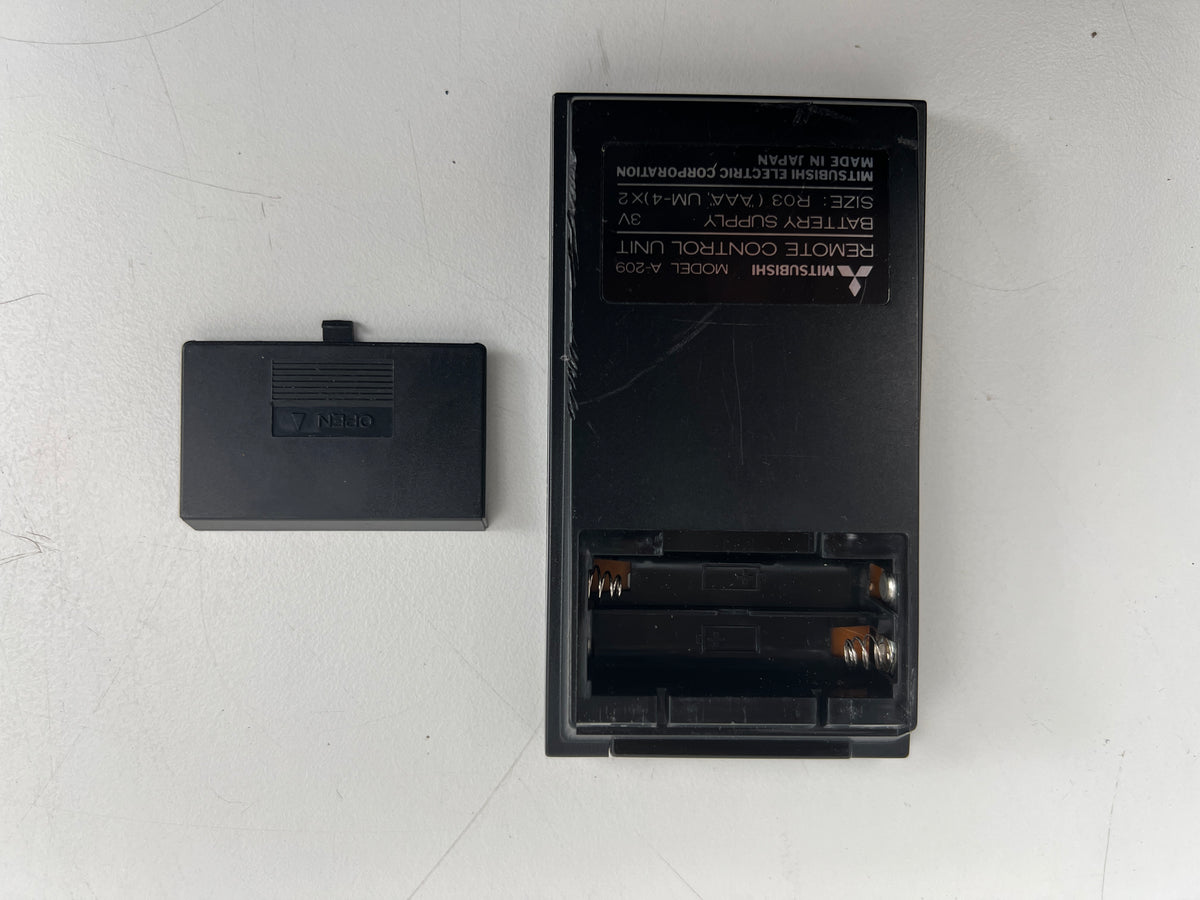 Mitsubishi  - A209 - Remote Control - Vintage - Original - VCR