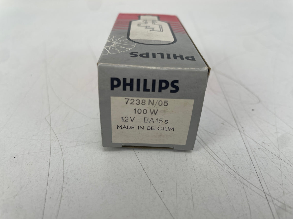 Philips – 7238 N/05 – 12V 100W Projector Lamp – BA15s – New Old Stock